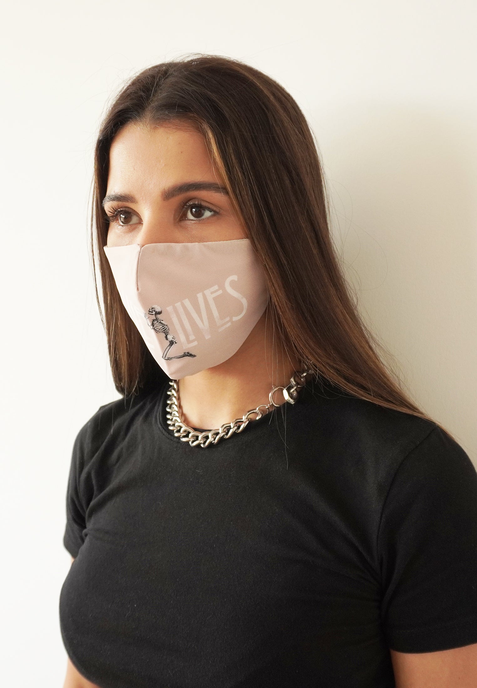 RELIGION Face Mask Save Lives Tan