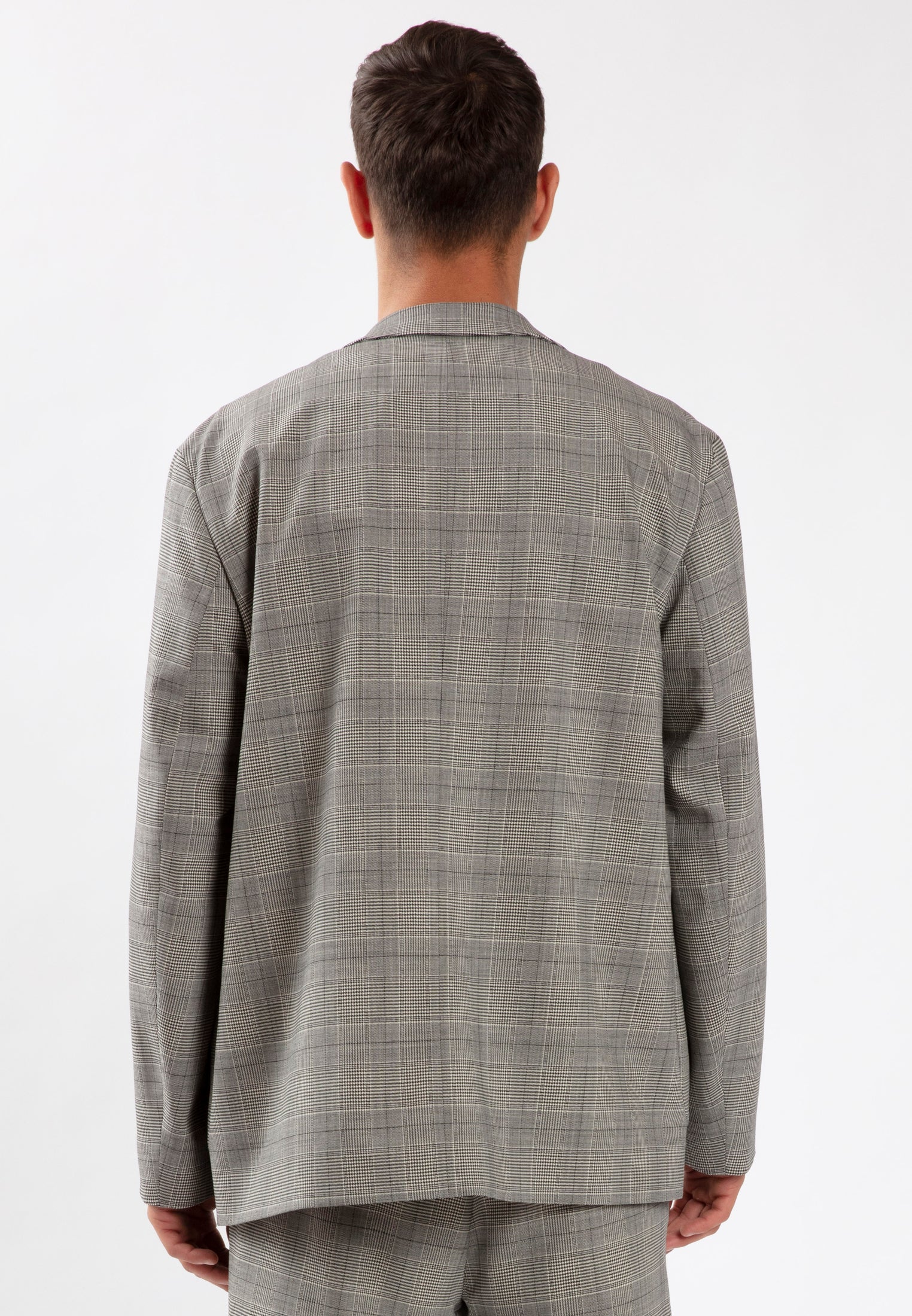 DOUBLE BREASTED JACKET CHECK