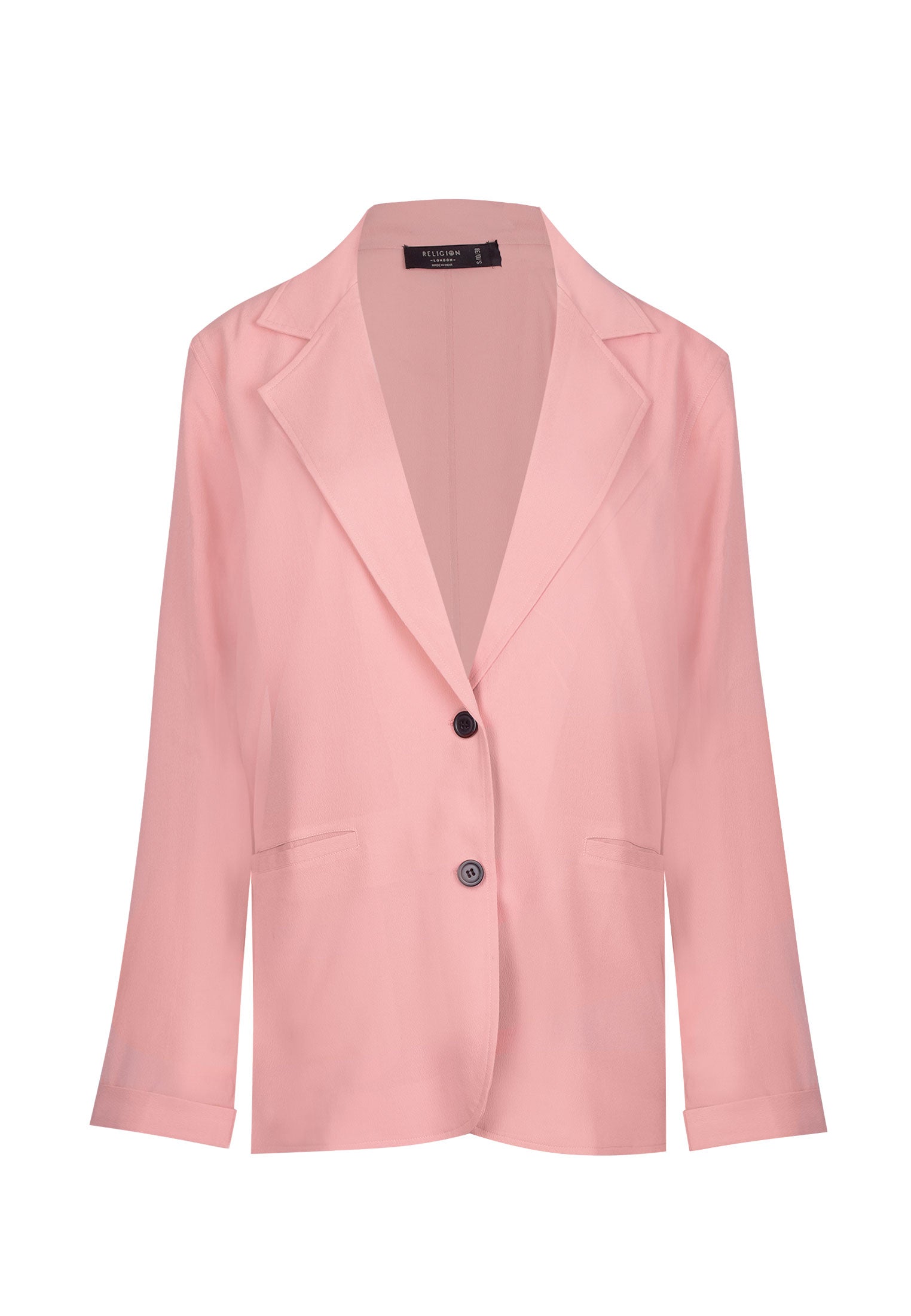 RELIGION Fortune Blossom Pink Blazer