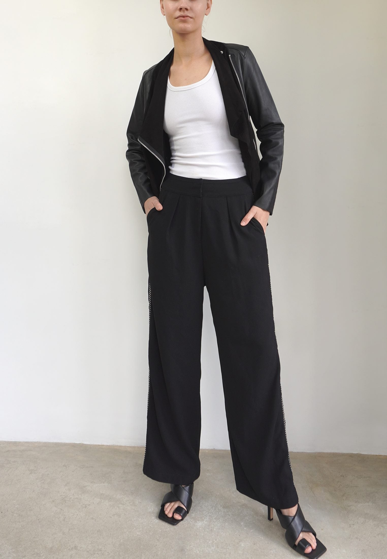 PUBLICISED LEATHER JACKET