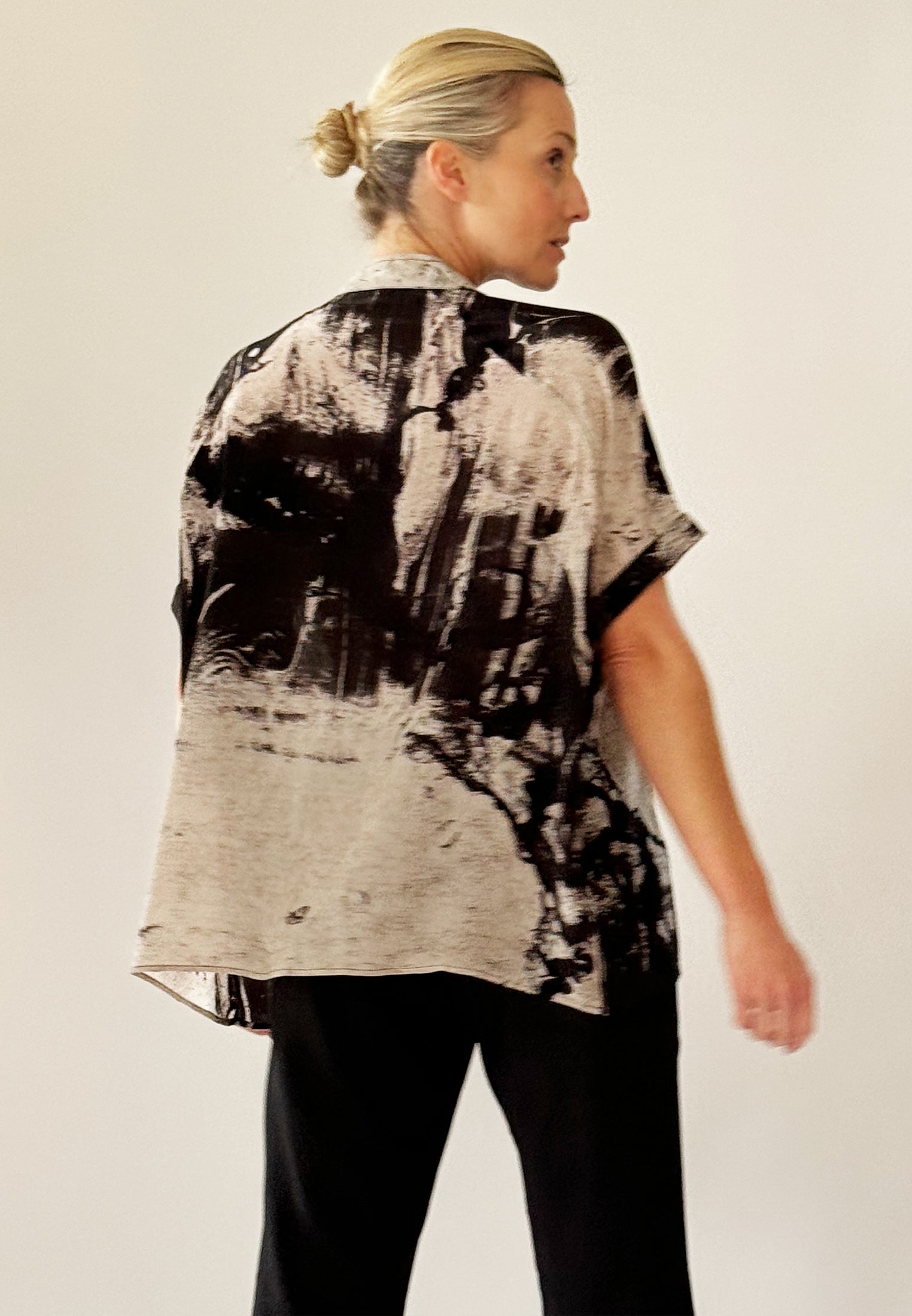 HIDDEN BLOUSE EMINENCE SEPIA