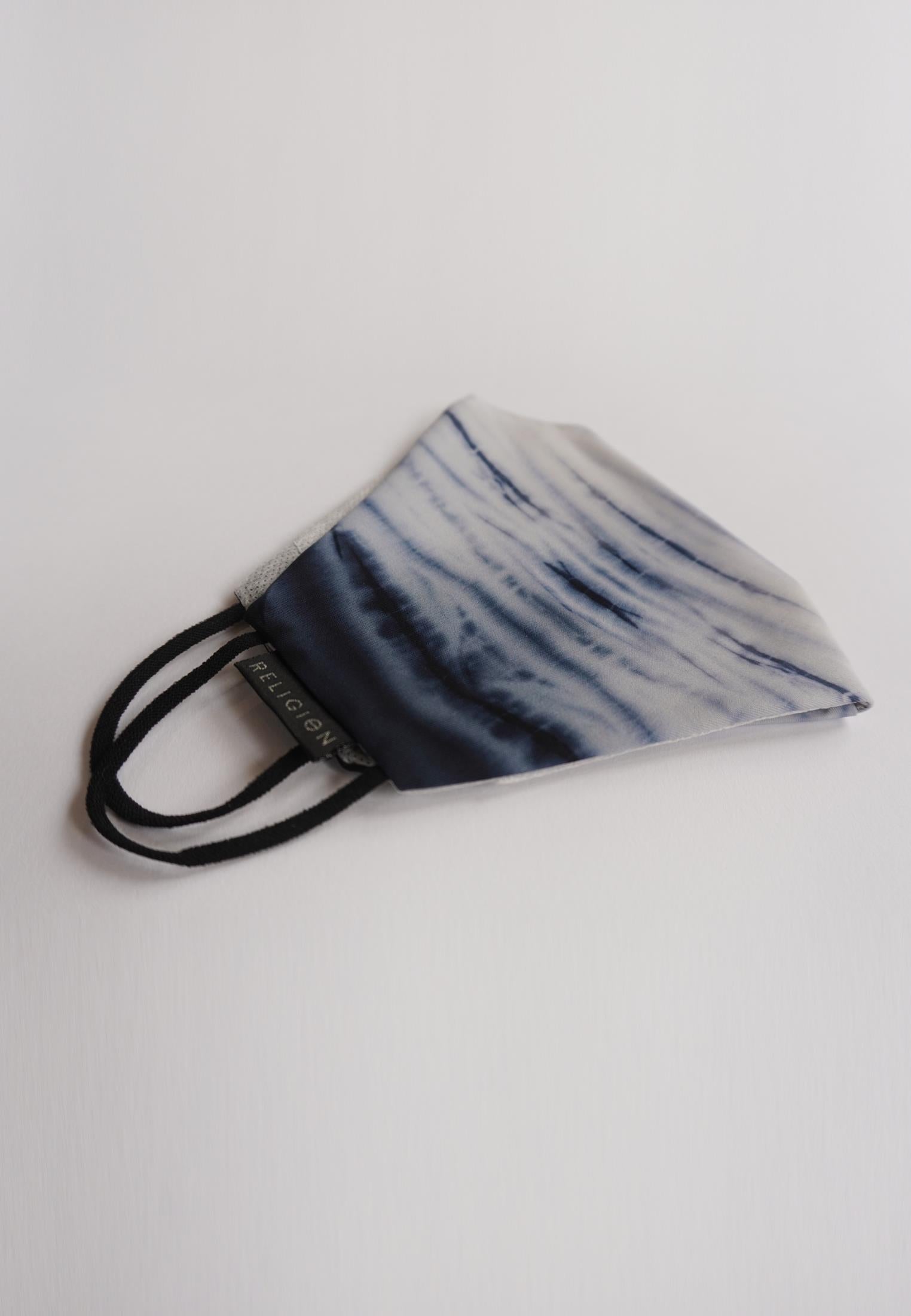 RELIGION Face Mask Tie Dye Blue