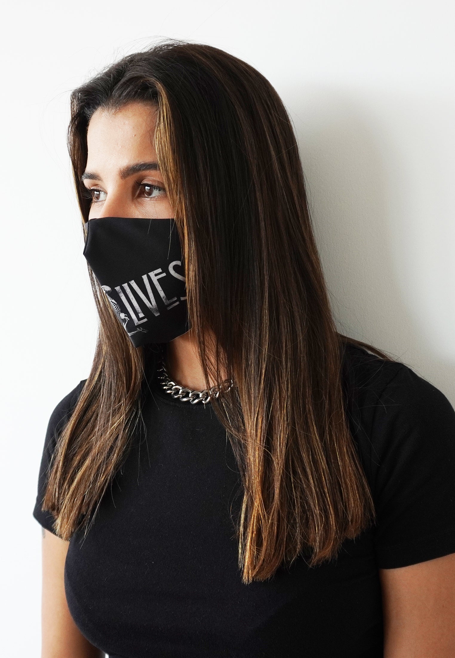 RELIGION Face Mask Save Lives Black