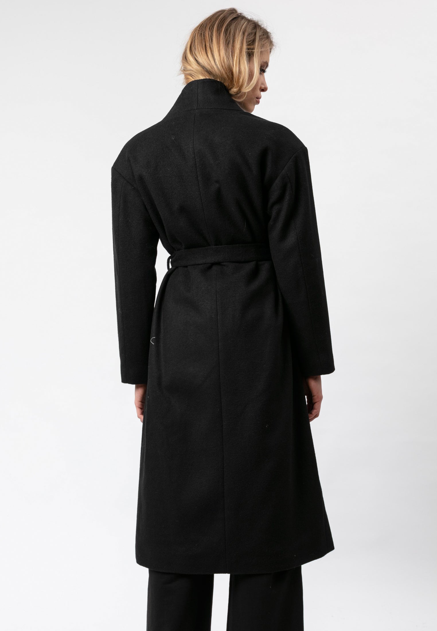 RELIGION Spirit Tailored Black Coat