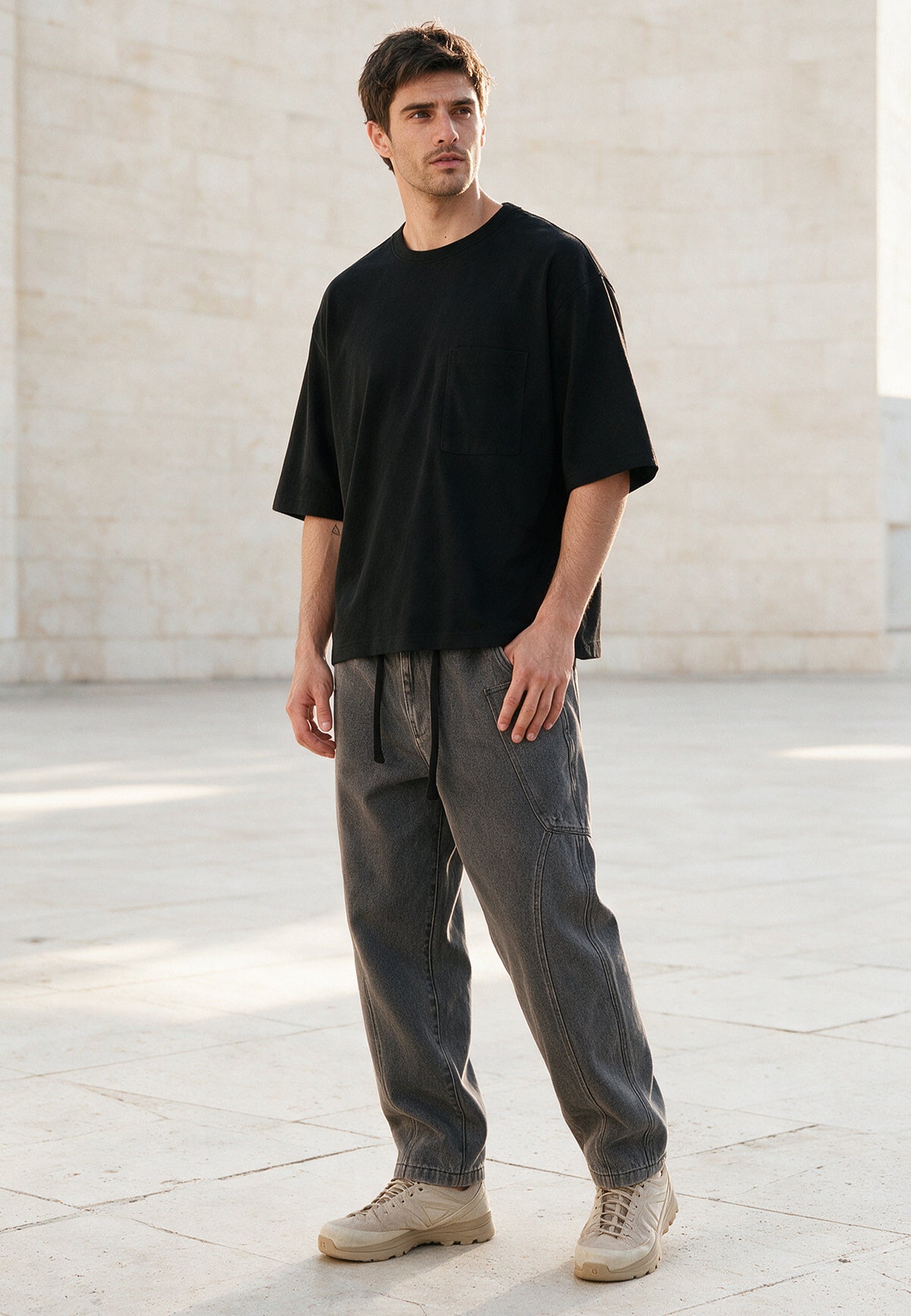BOXY T-SHIRT BLACK