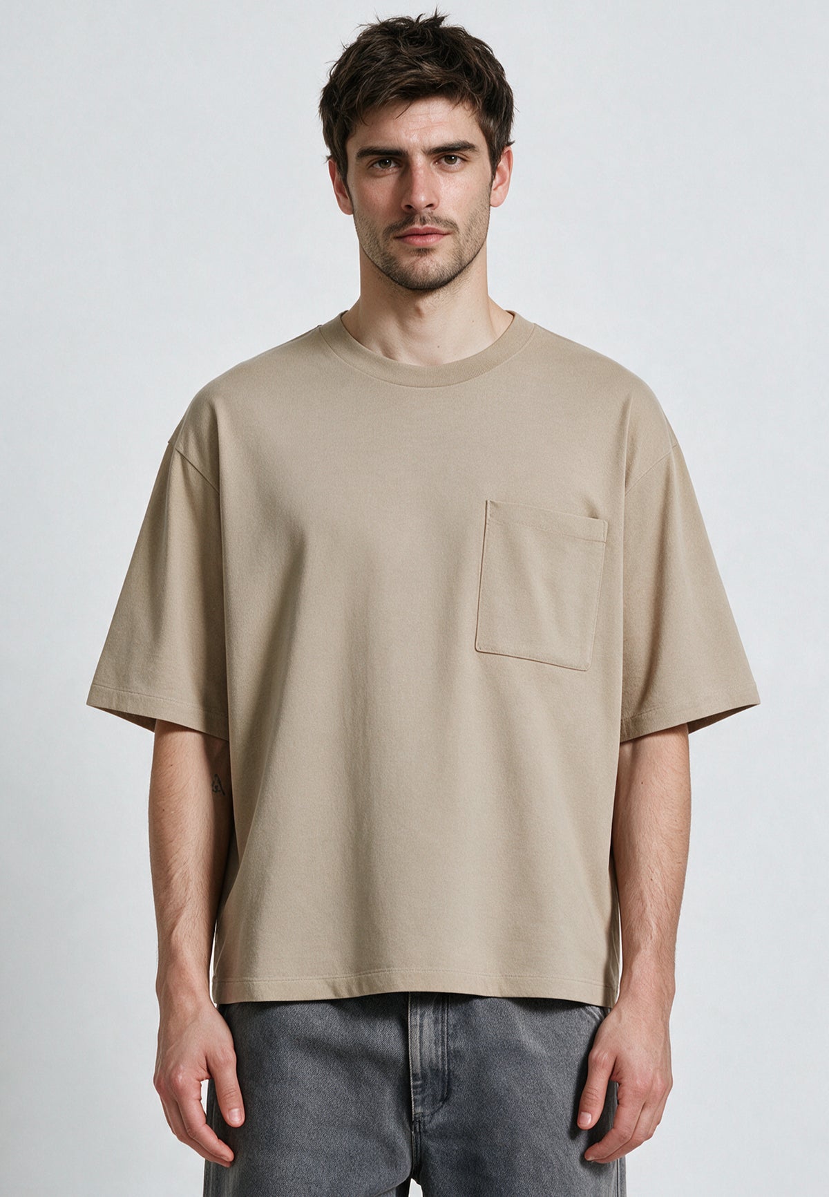 BOXY T-SHIRT KHAKI