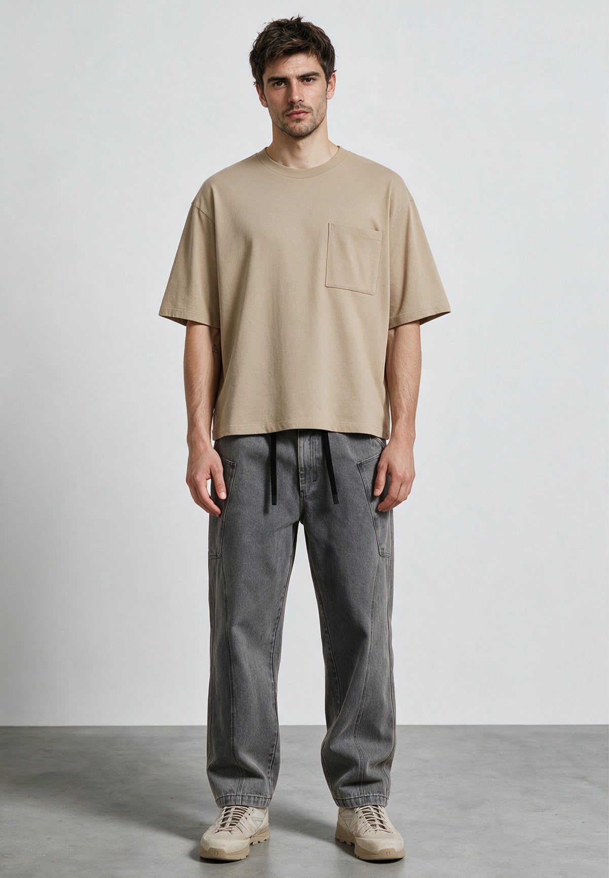 BOXY T-SHIRT KHAKI