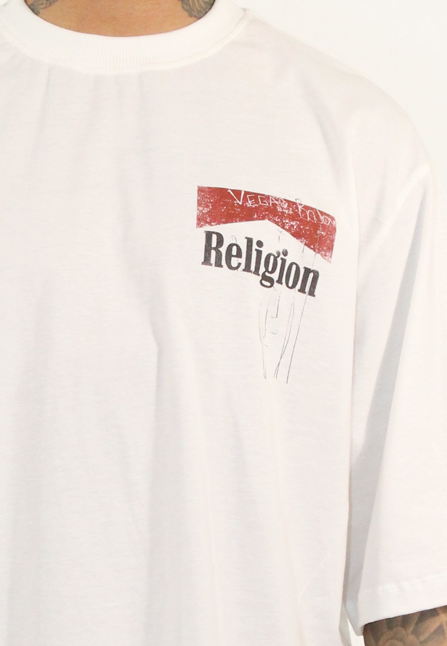 MARLBOROUGH CROP T-SHIRT WHITE