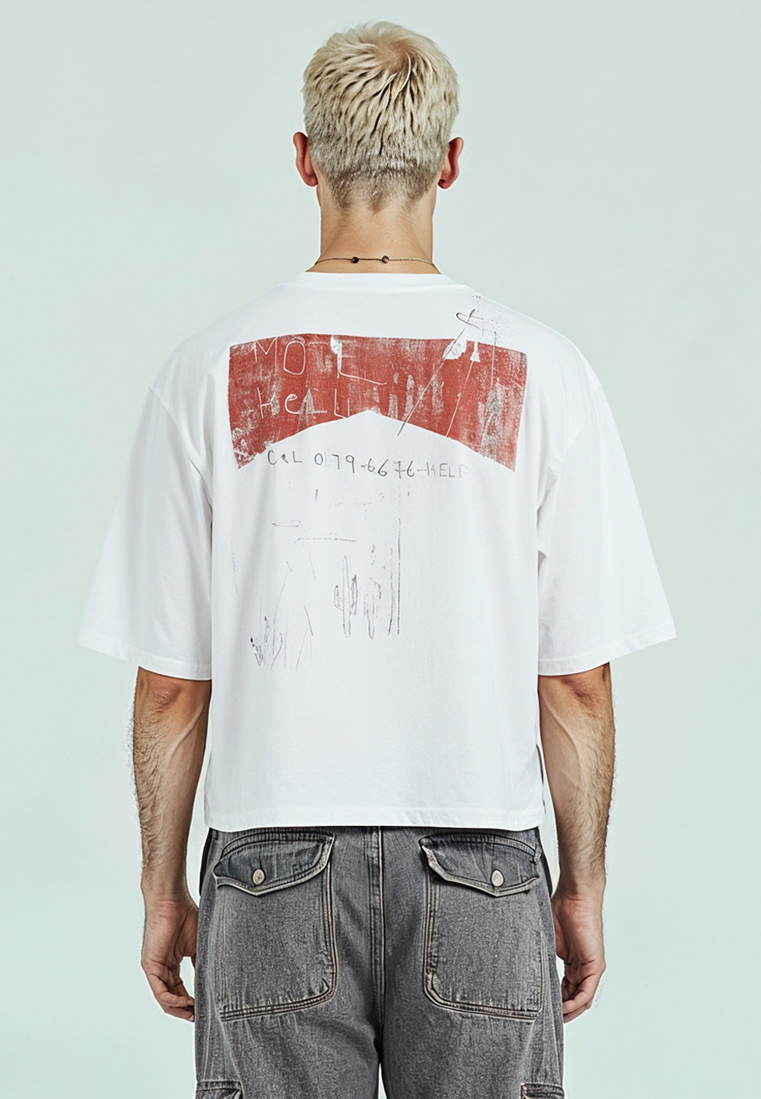 MARLBOROUGH CROP T-SHIRT WHITE