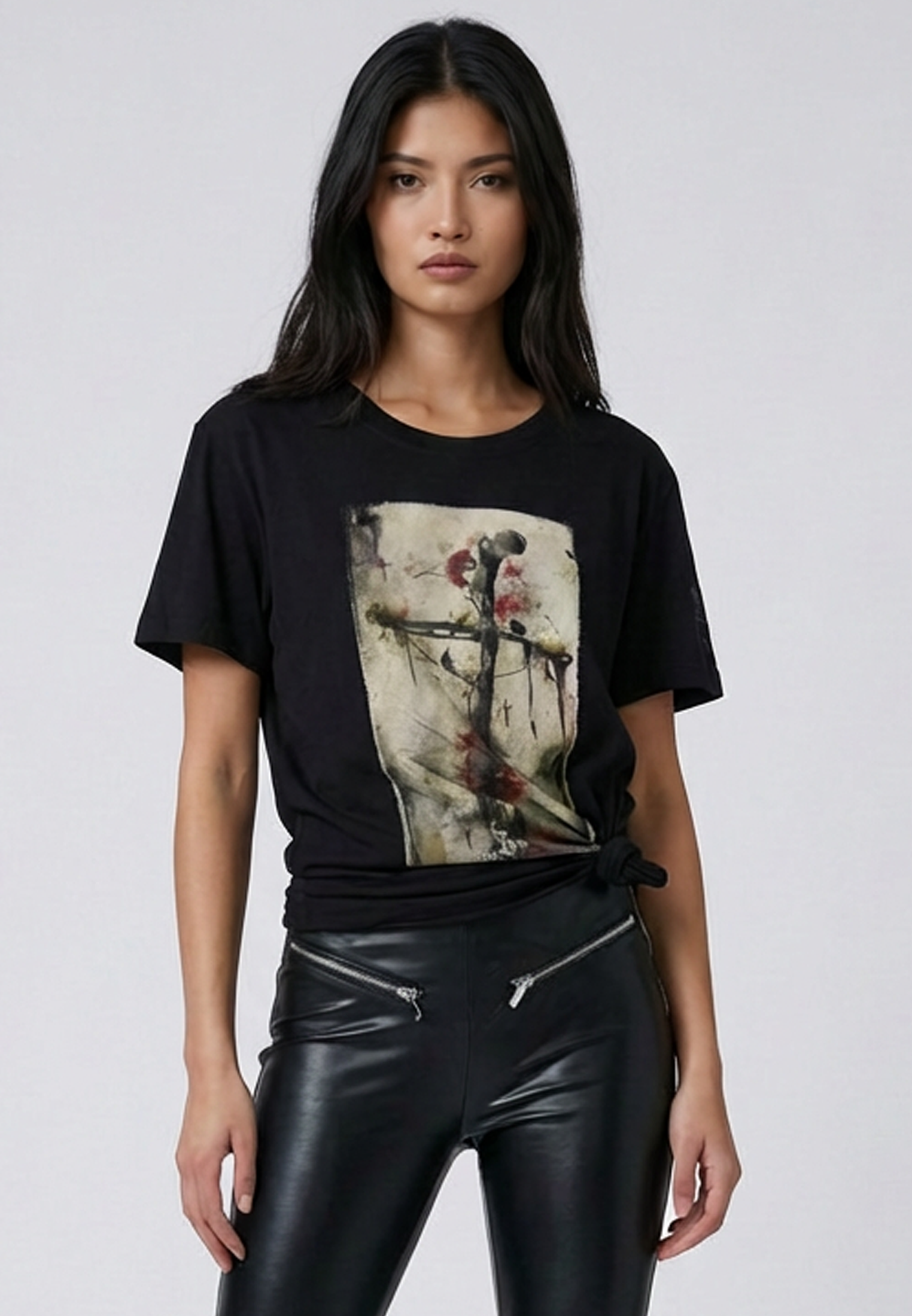 CORNERSTONE T-SHIRT WASHED BLACK