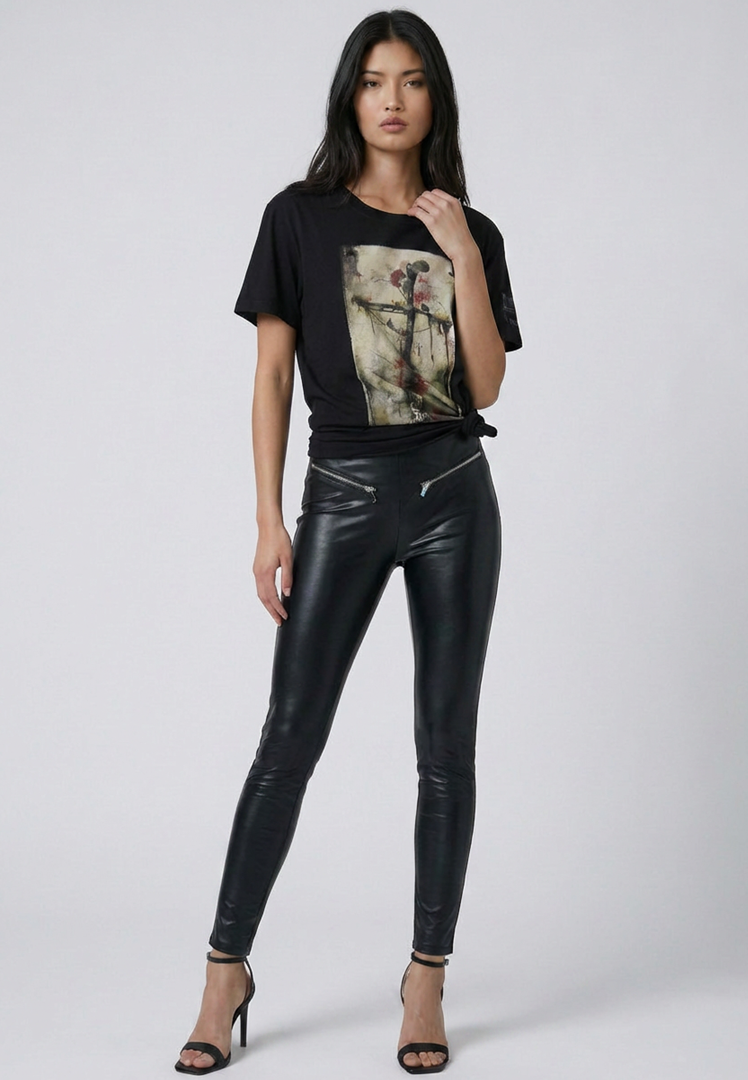 CORNERSTONE T-SHIRT WASHED BLACK