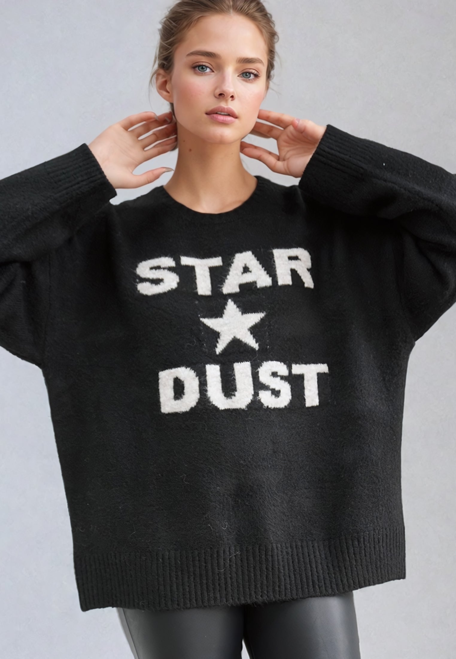 STARDUST JUMPER BLACK