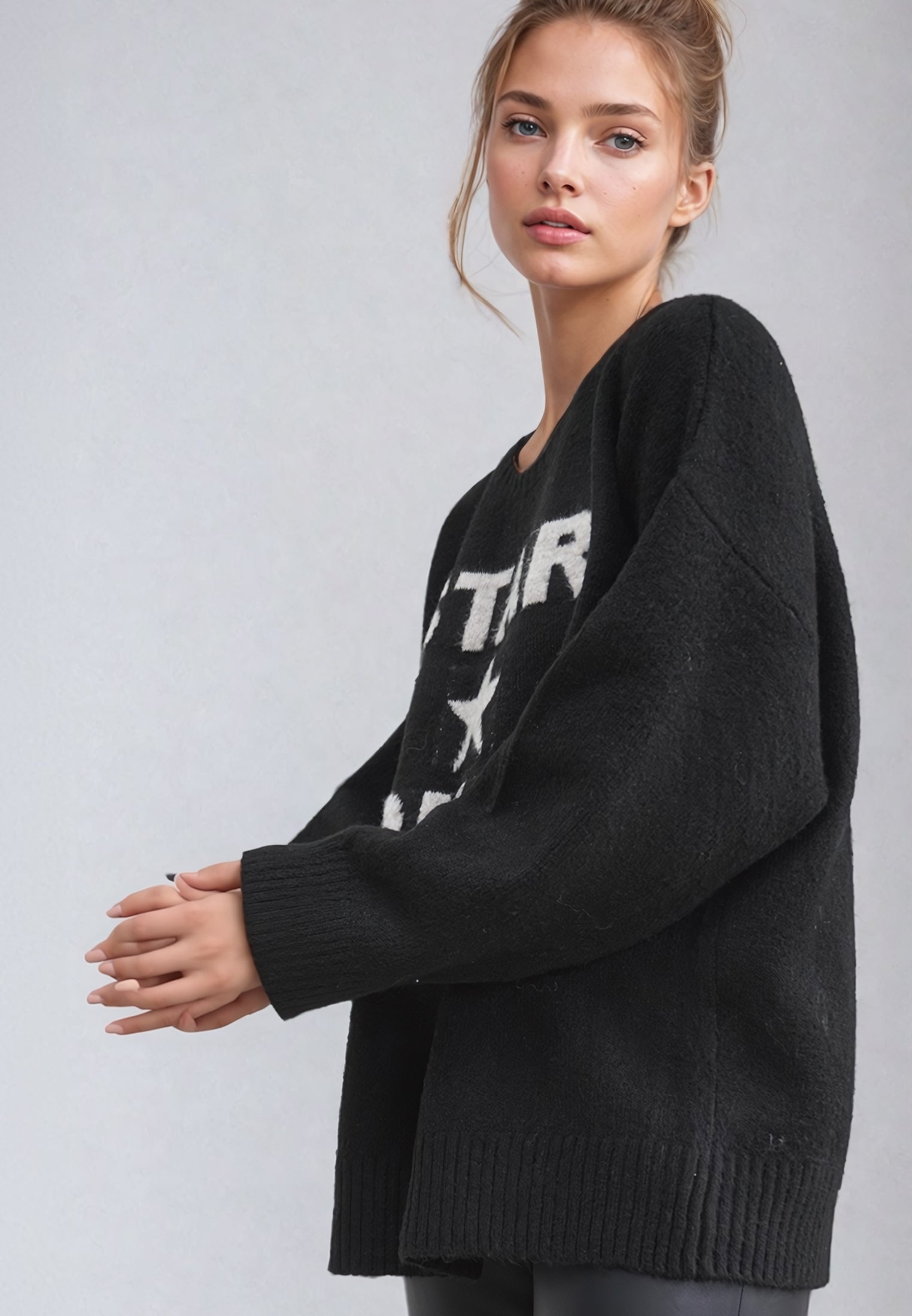 STARDUST JUMPER BLACK