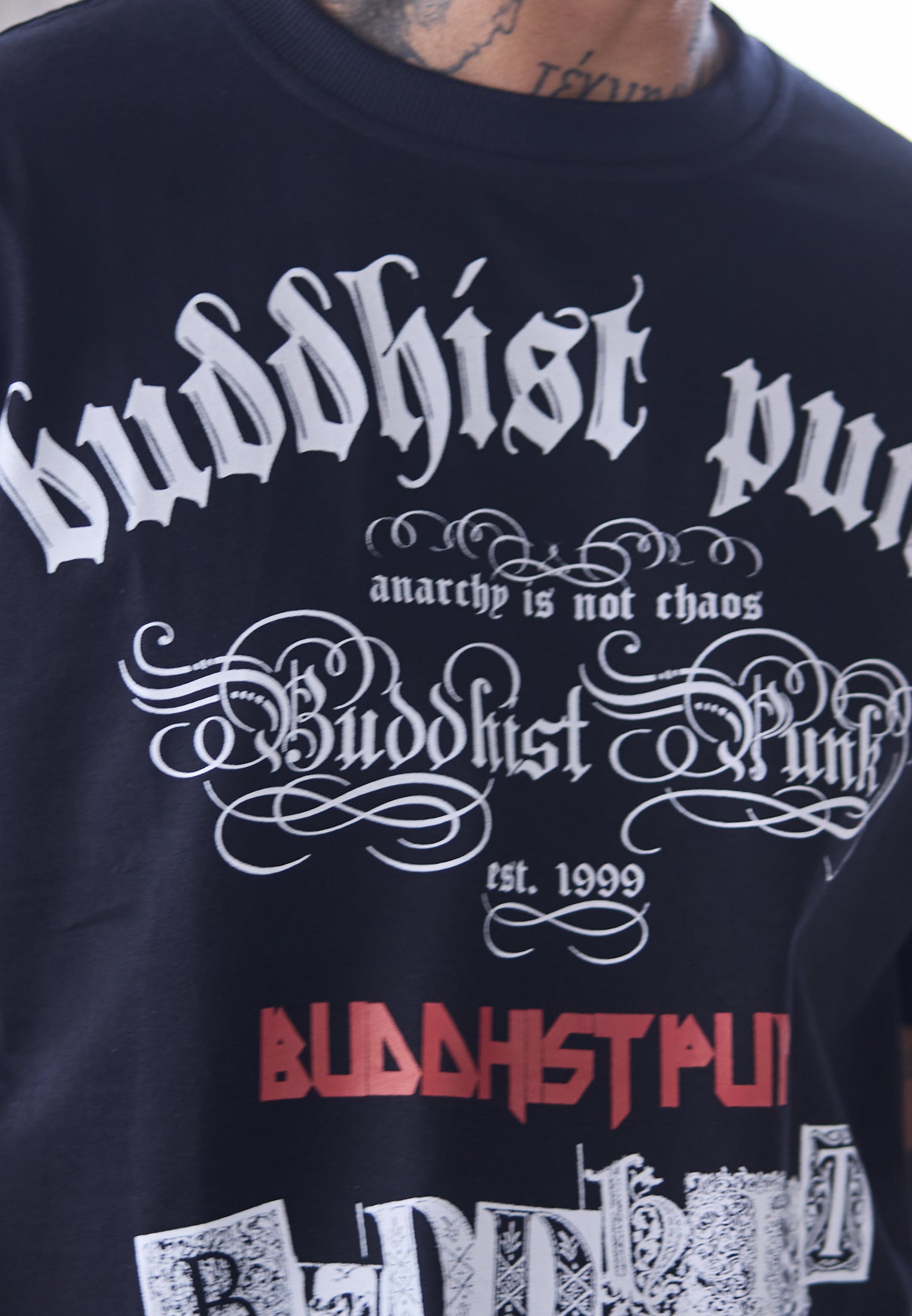 BP TEXTS T-SHIRT BLACK