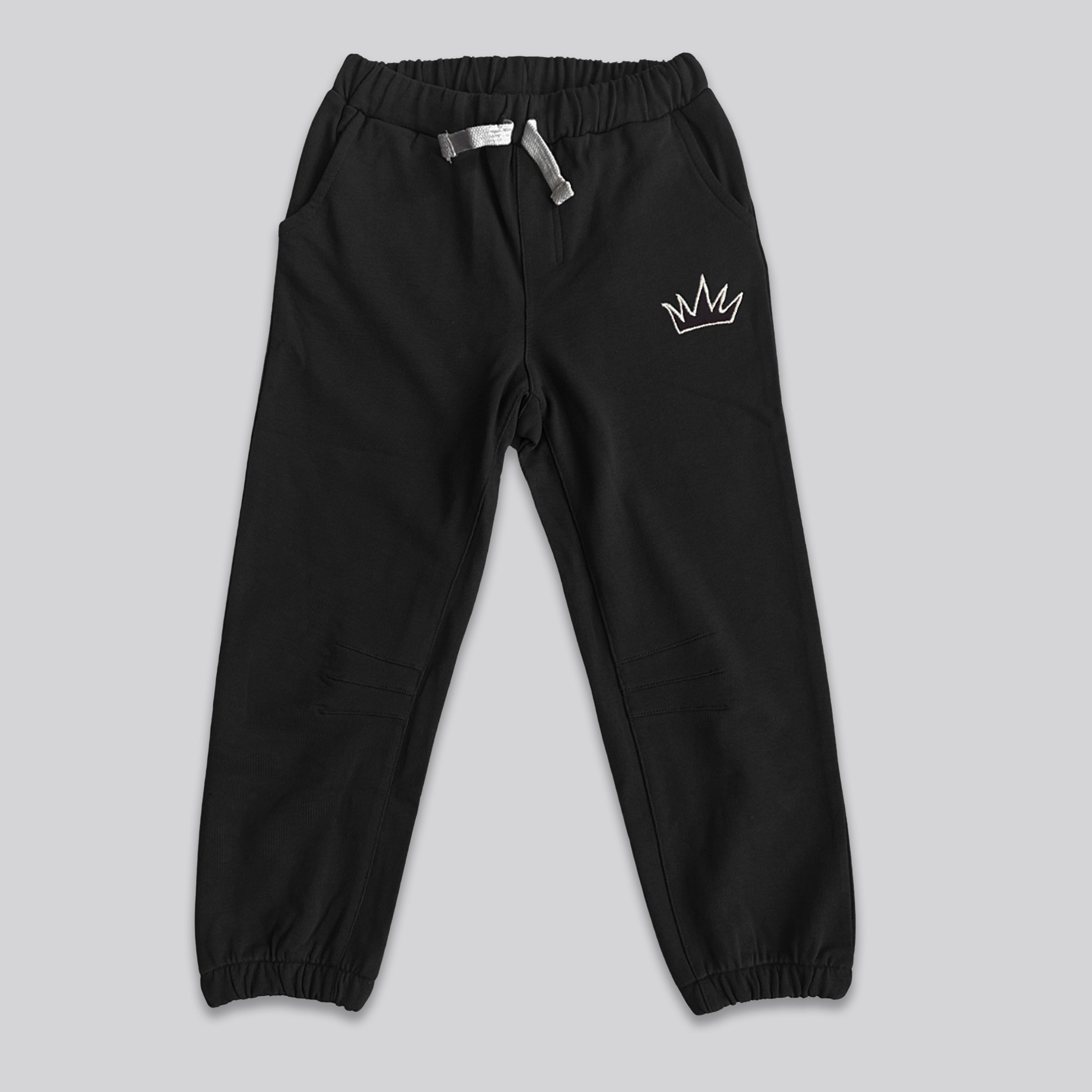 KIDS HOPEY DARTED SWEATPANTS BLACK