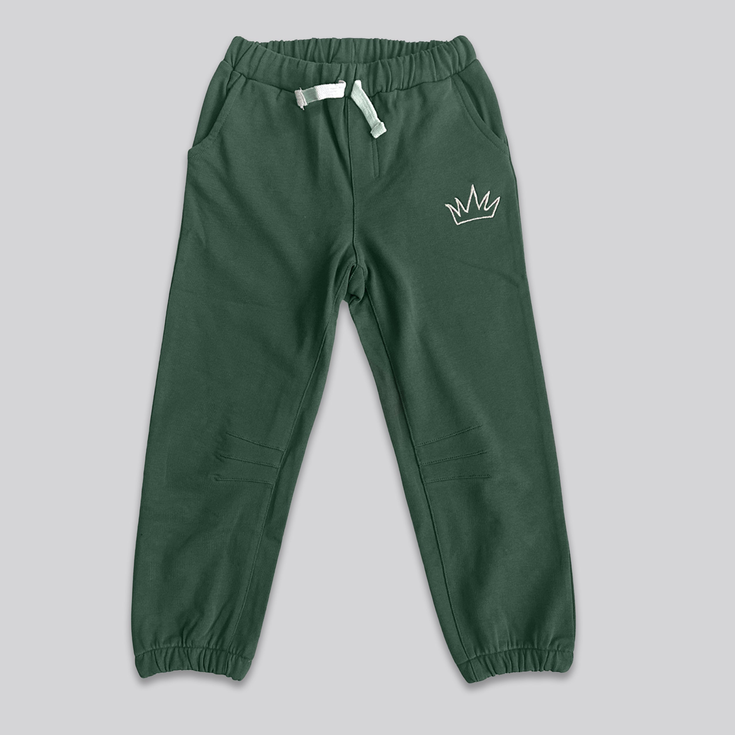 KIDS HOPEY DARTED SWEATPANTS GREEN