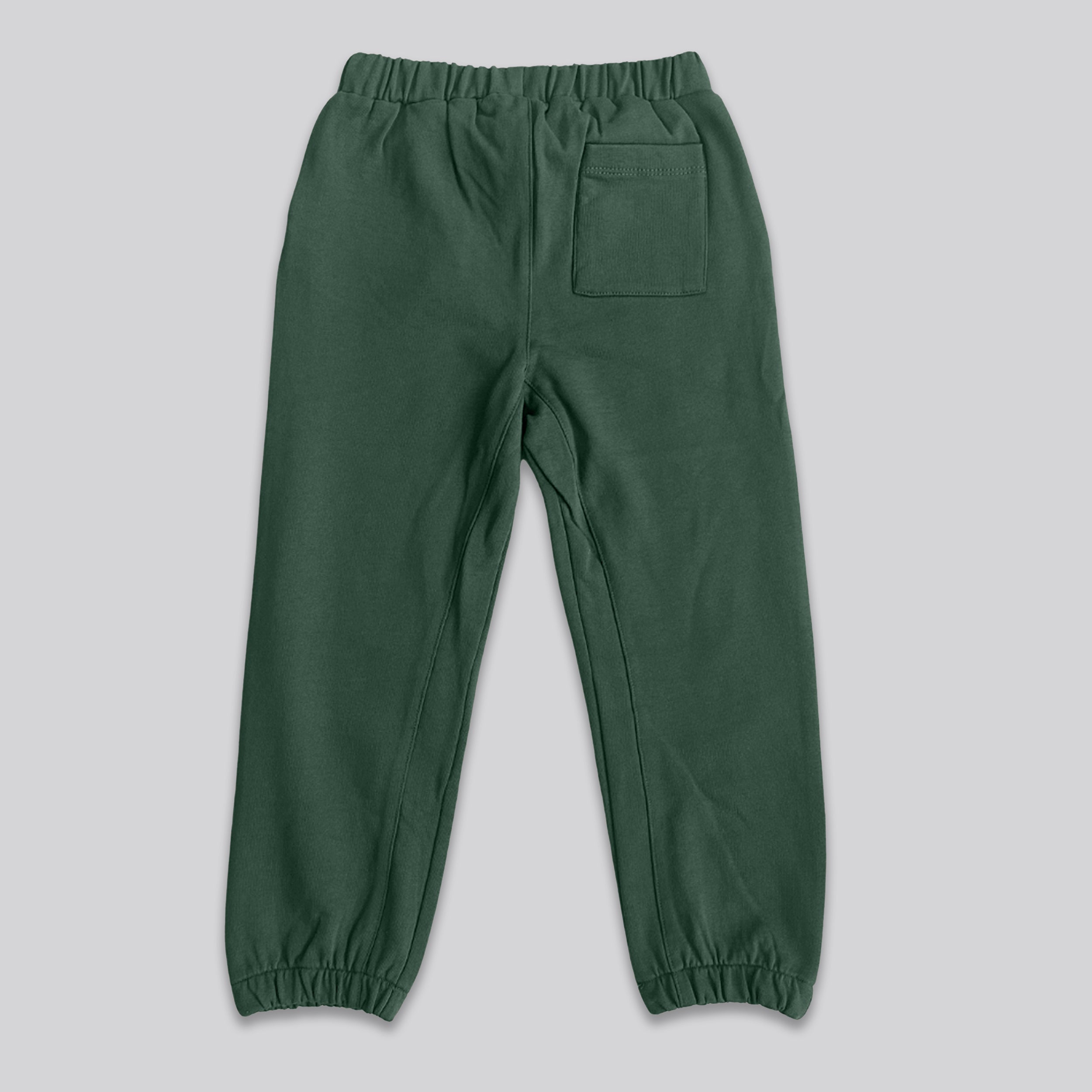 KIDS HOPEY DARTED SWEATPANTS GREEN