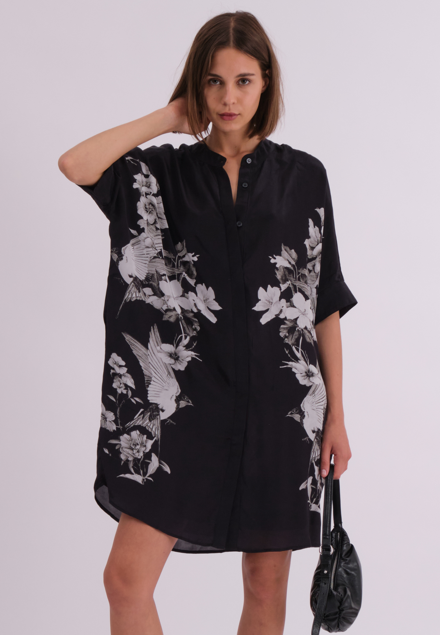 INVERSION TUNIC SWALLOW PRINT