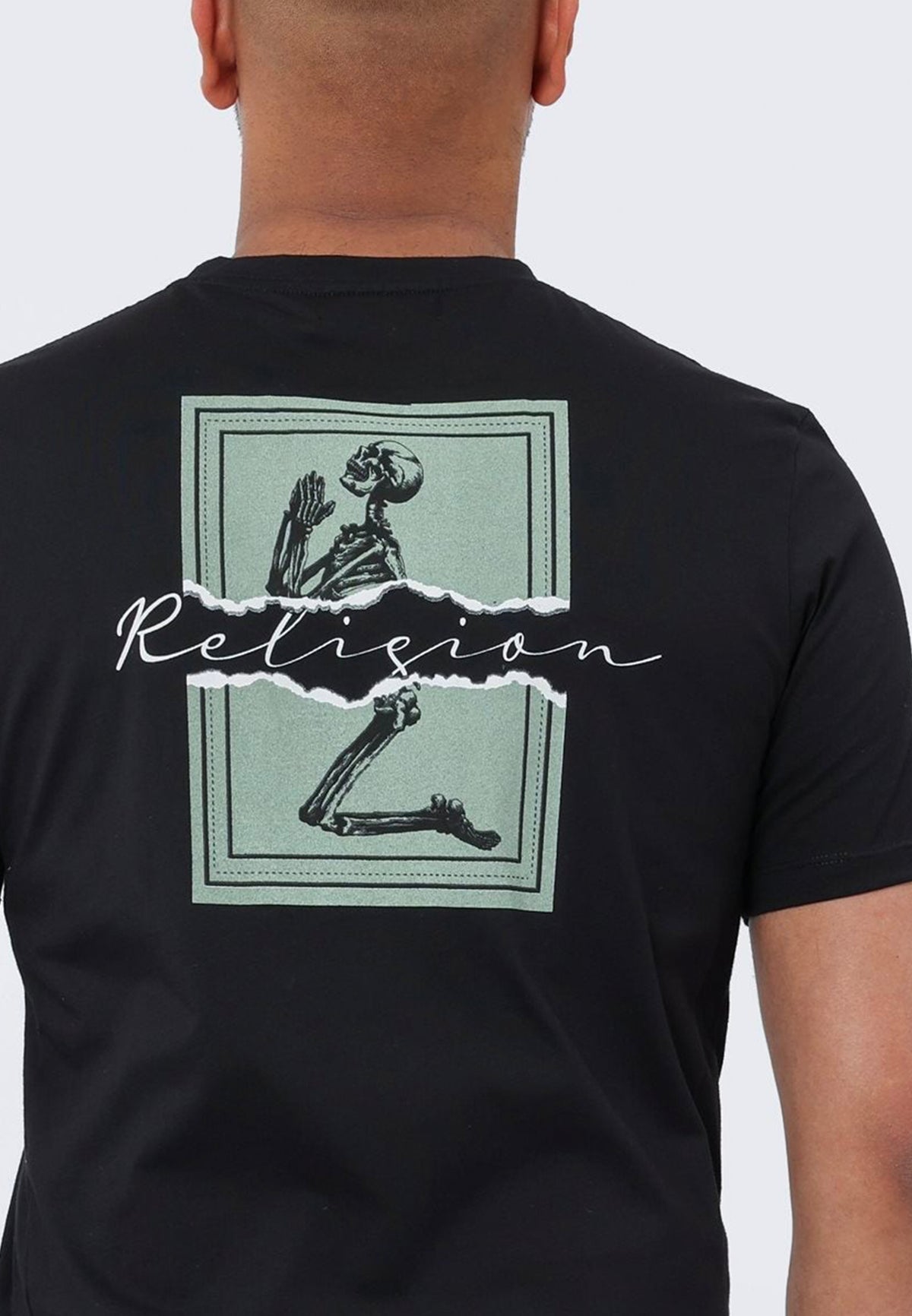 TEAR LABEL T-SHIRT BLACK