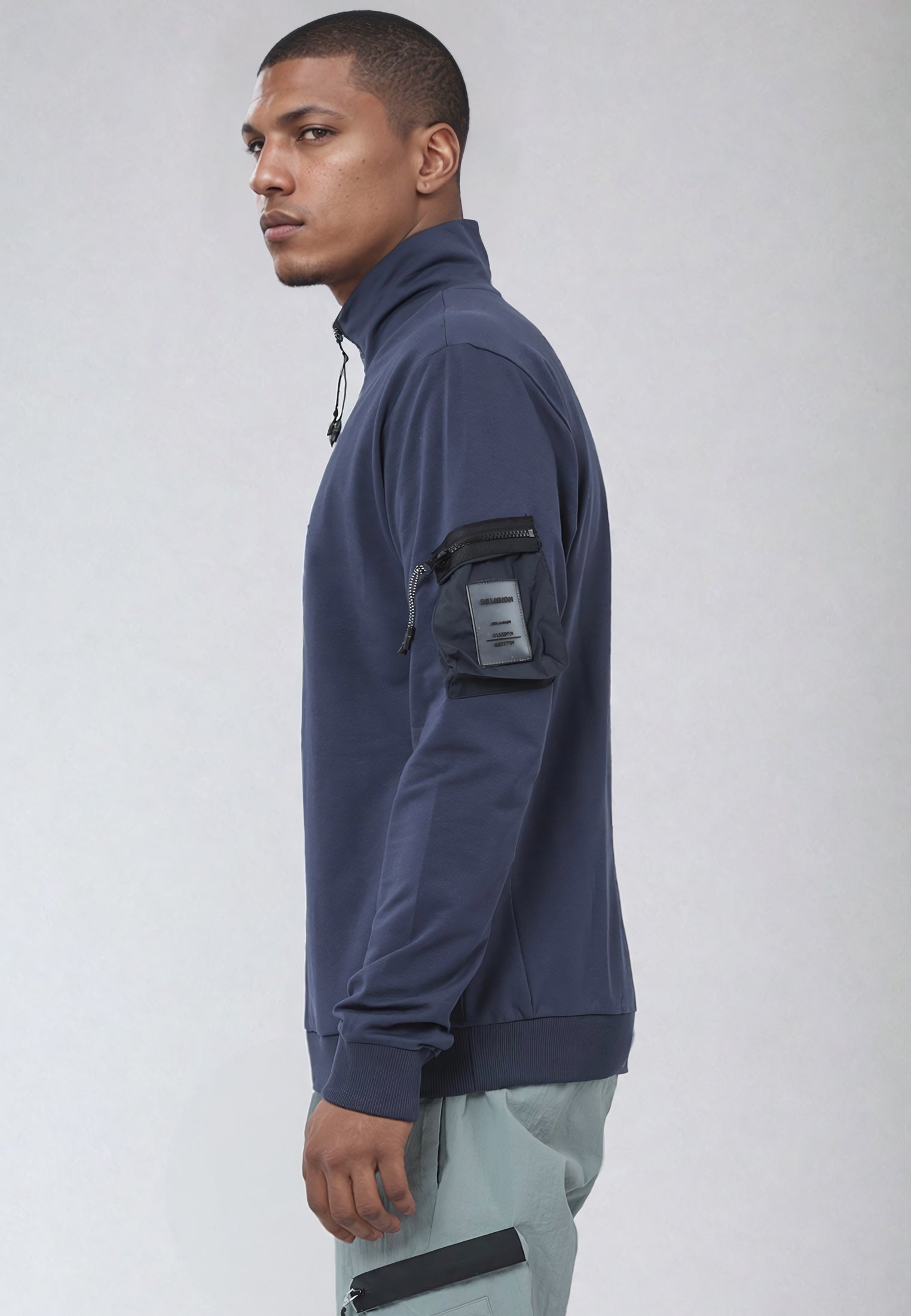 BENCH HALF ZIPS INDIGO