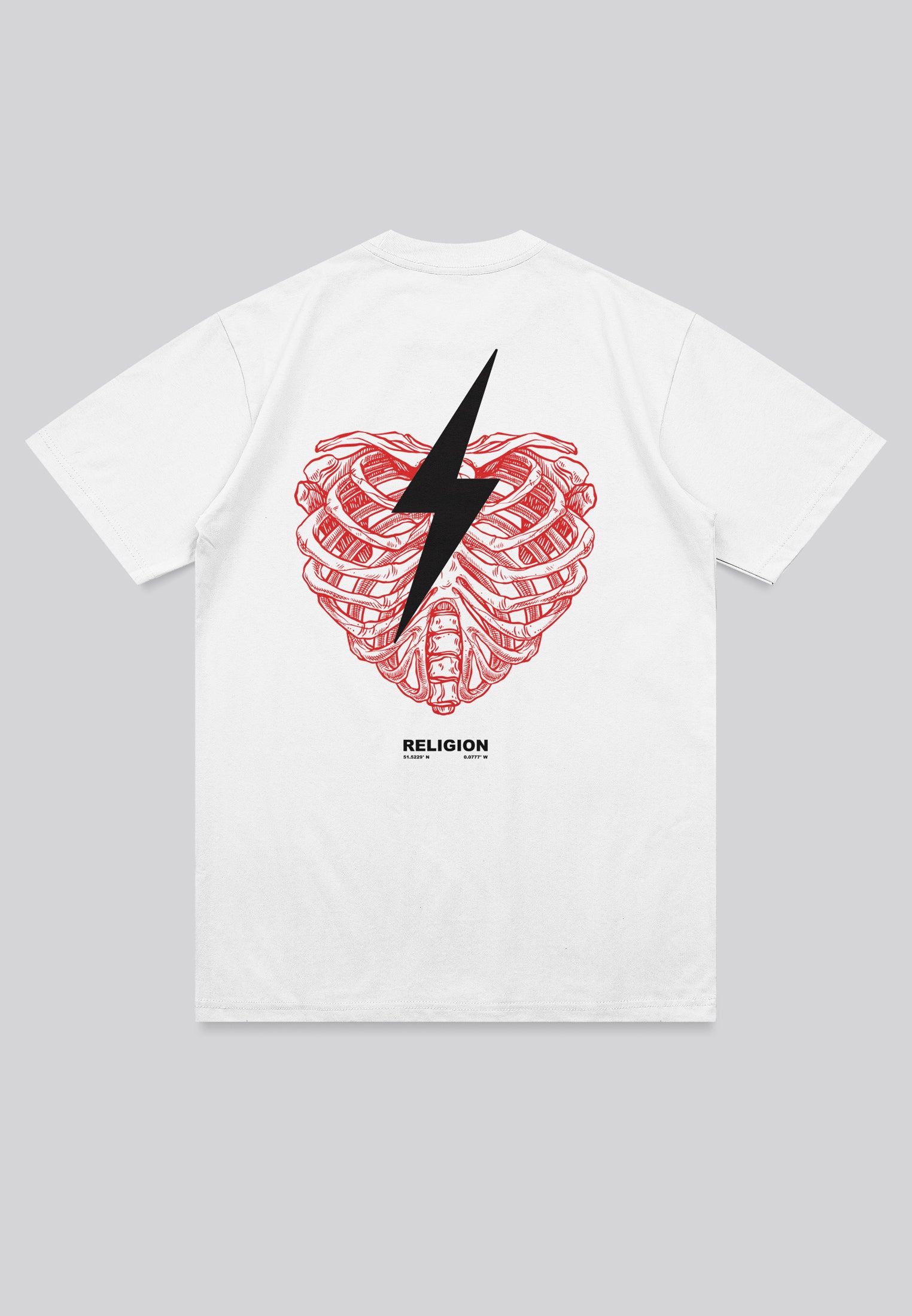 HEART BOLT T-SHIRT WHITE