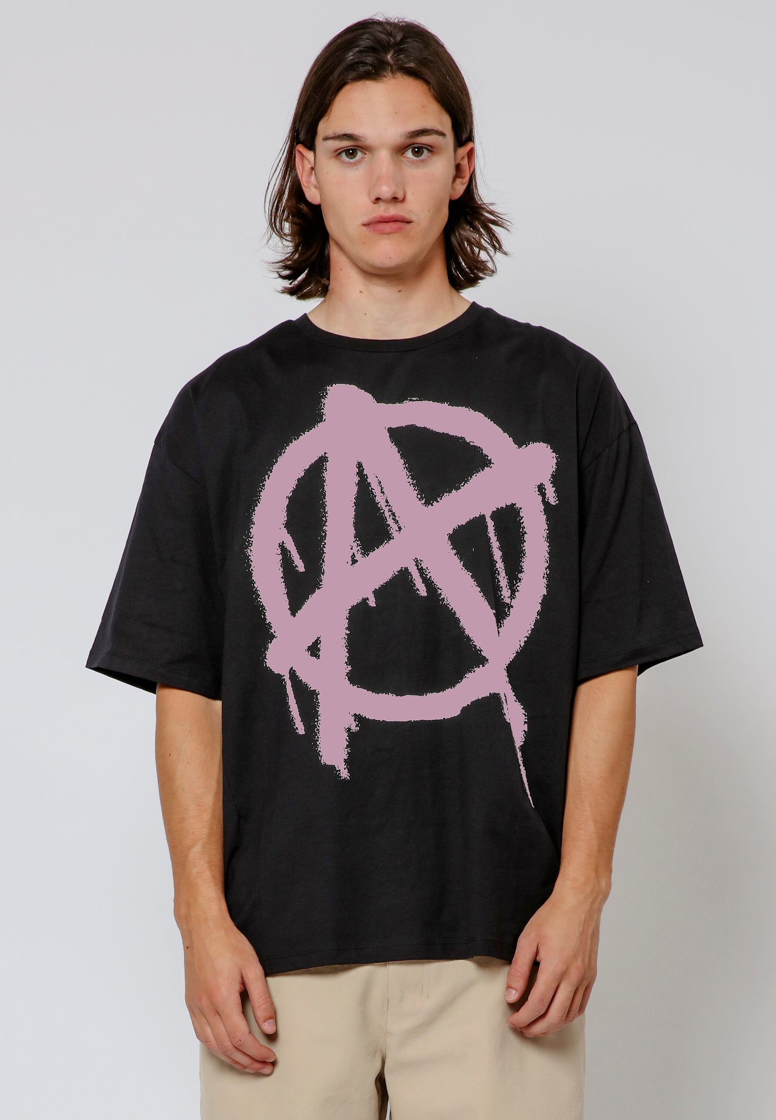 ANARCHY SYMBOL T-SHIRT BLACK