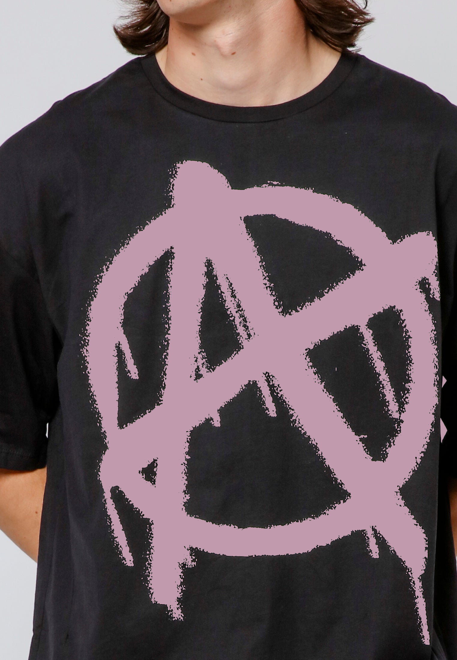 ANARCHY SYMBOL T-SHIRT BLACK