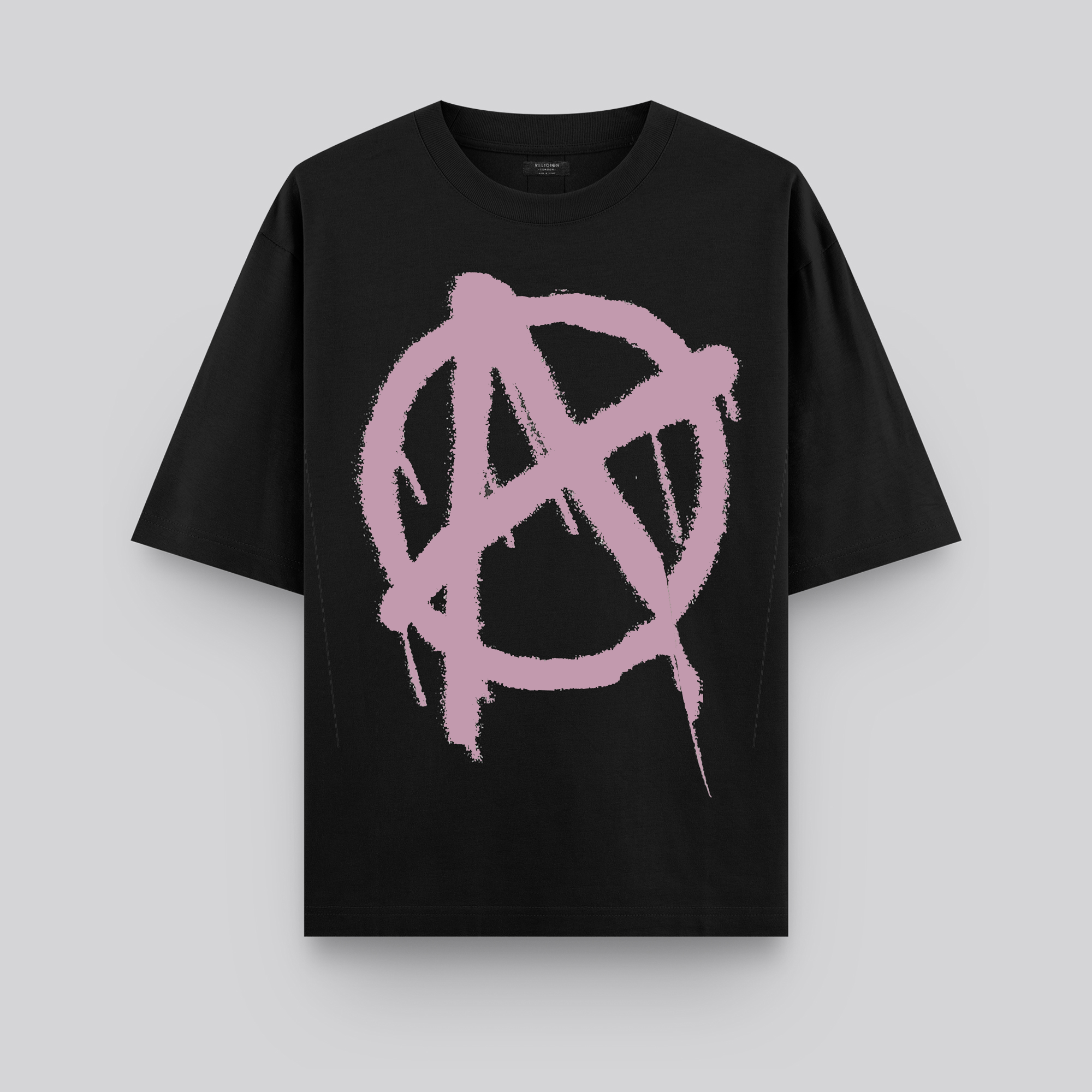 ANARCHY SYMBOL T-SHIRT BLACK