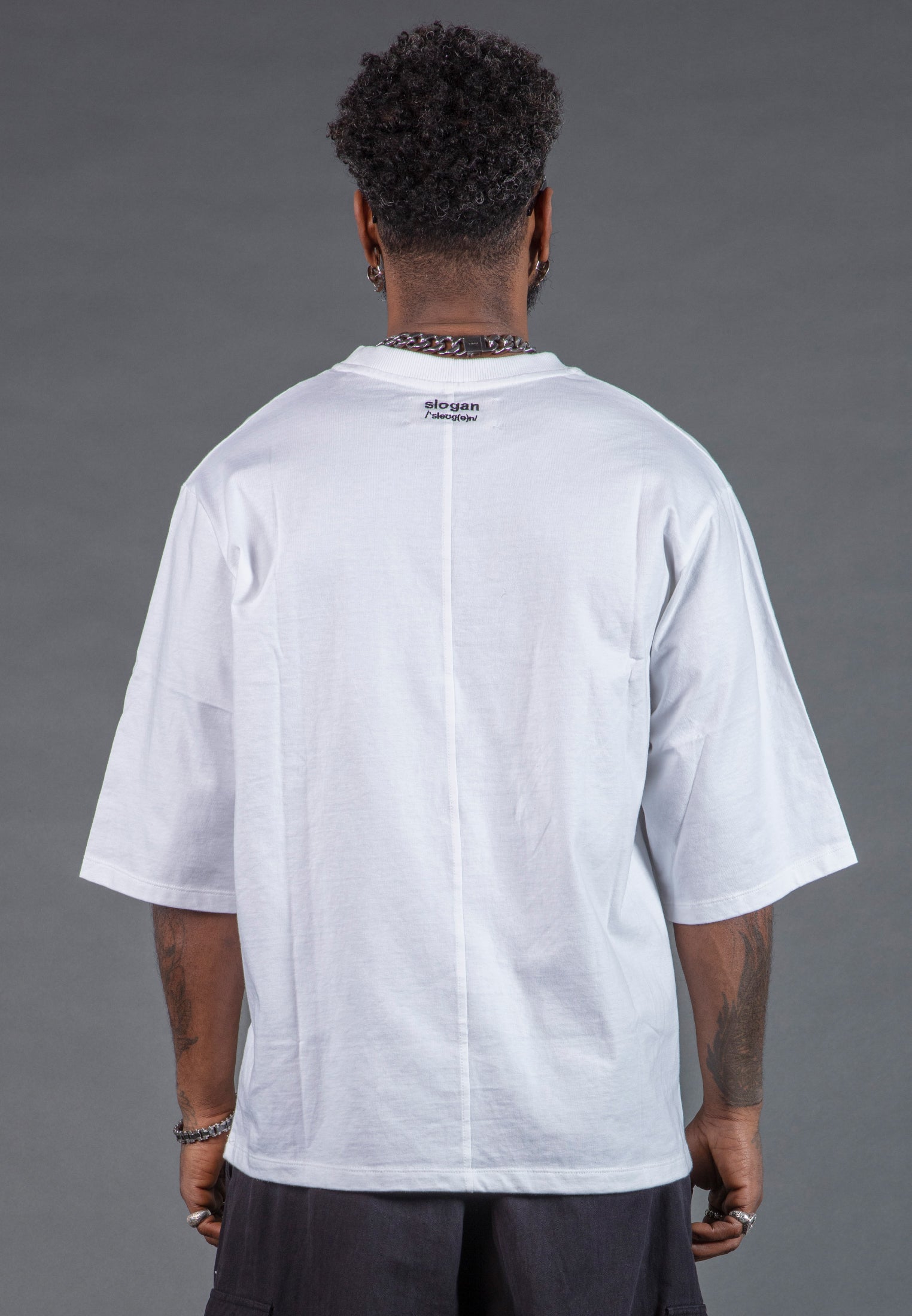 FUCK IT OVERSIZED T-SHIRT WHITE