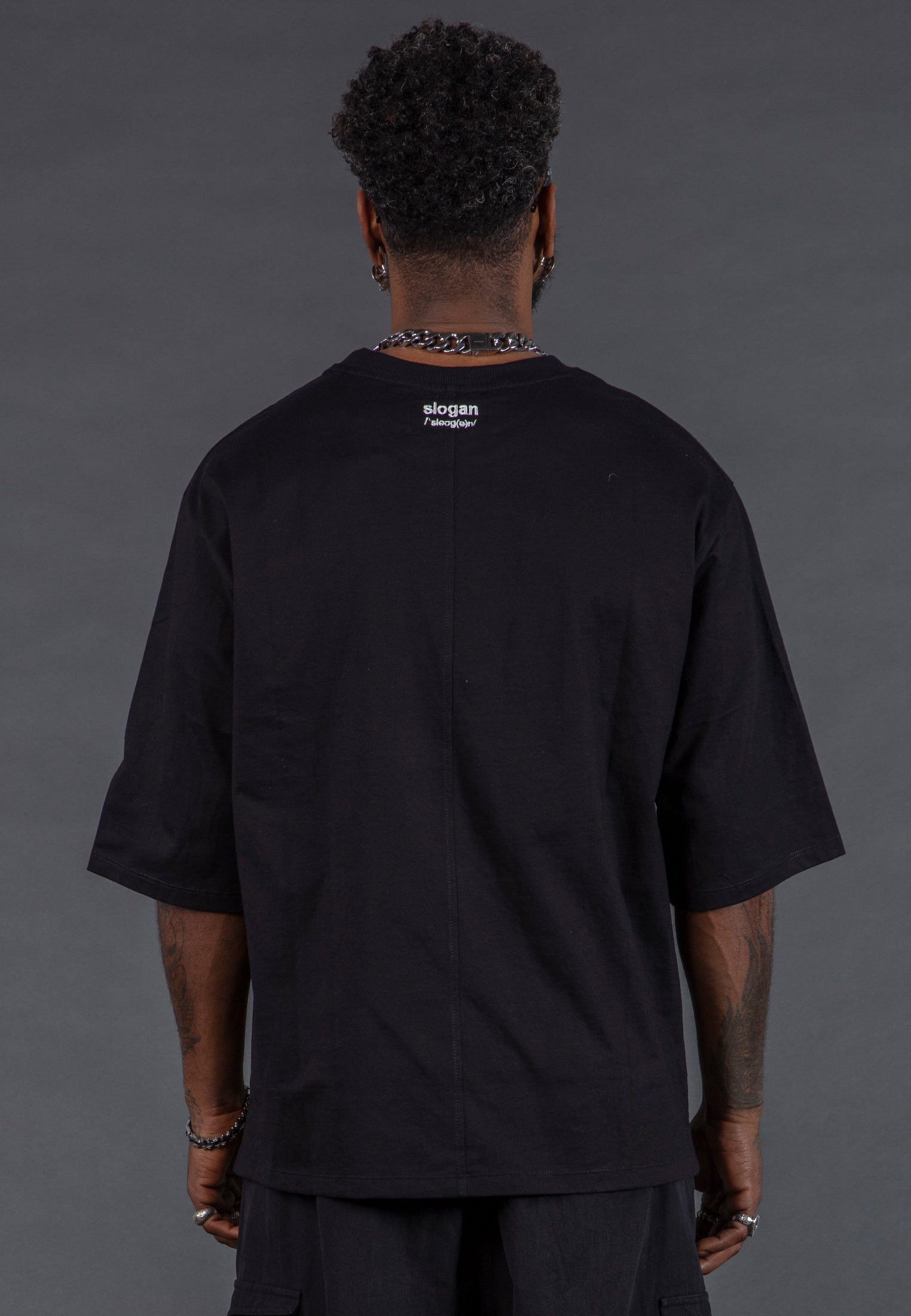 HOLY SHIT OVERSIZED T-SHIRT BLACK