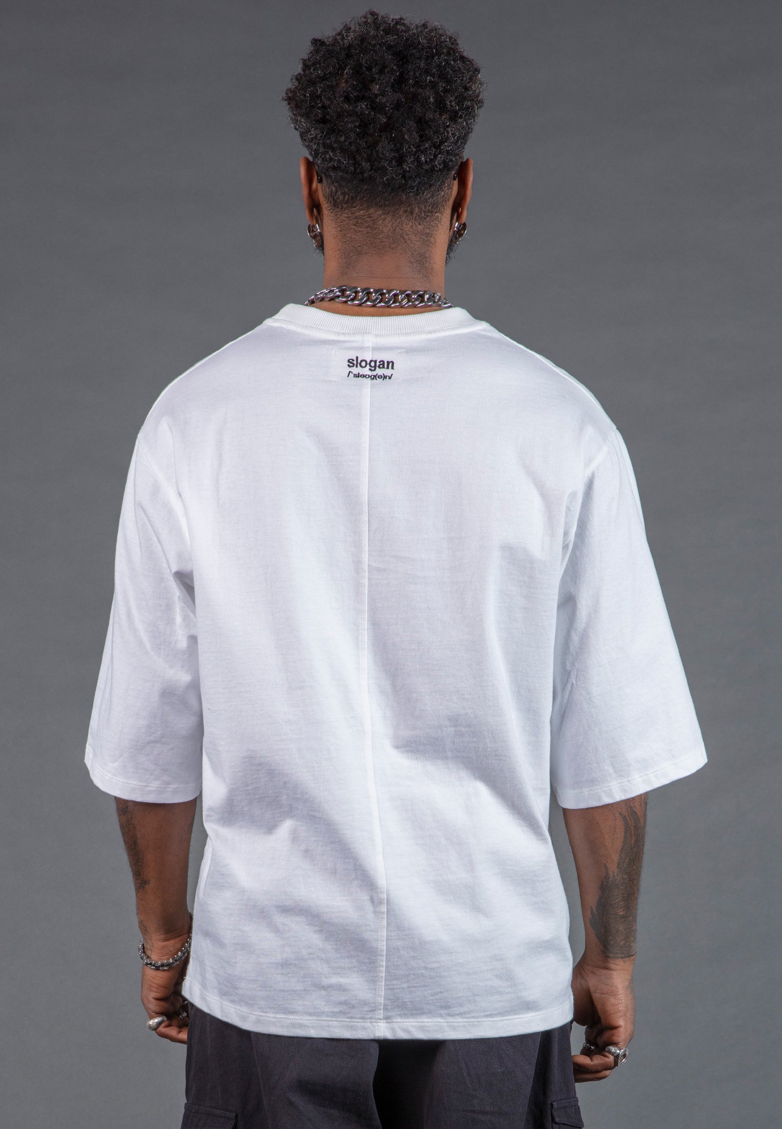 HOLY SHIT OVERSIZED T-SHIRT WHITE