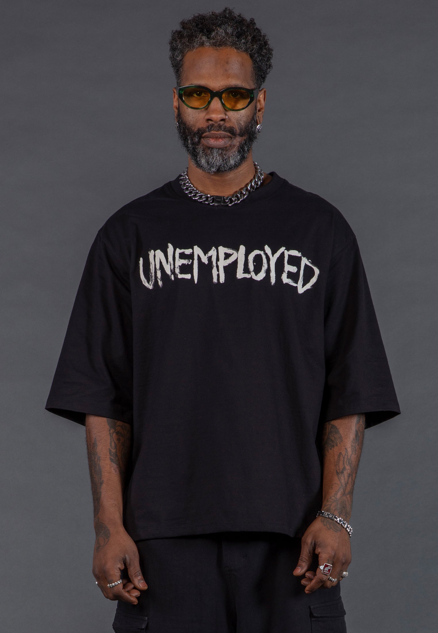 UNEMPLOYED OVERSIZED T-SHIRT BLACK