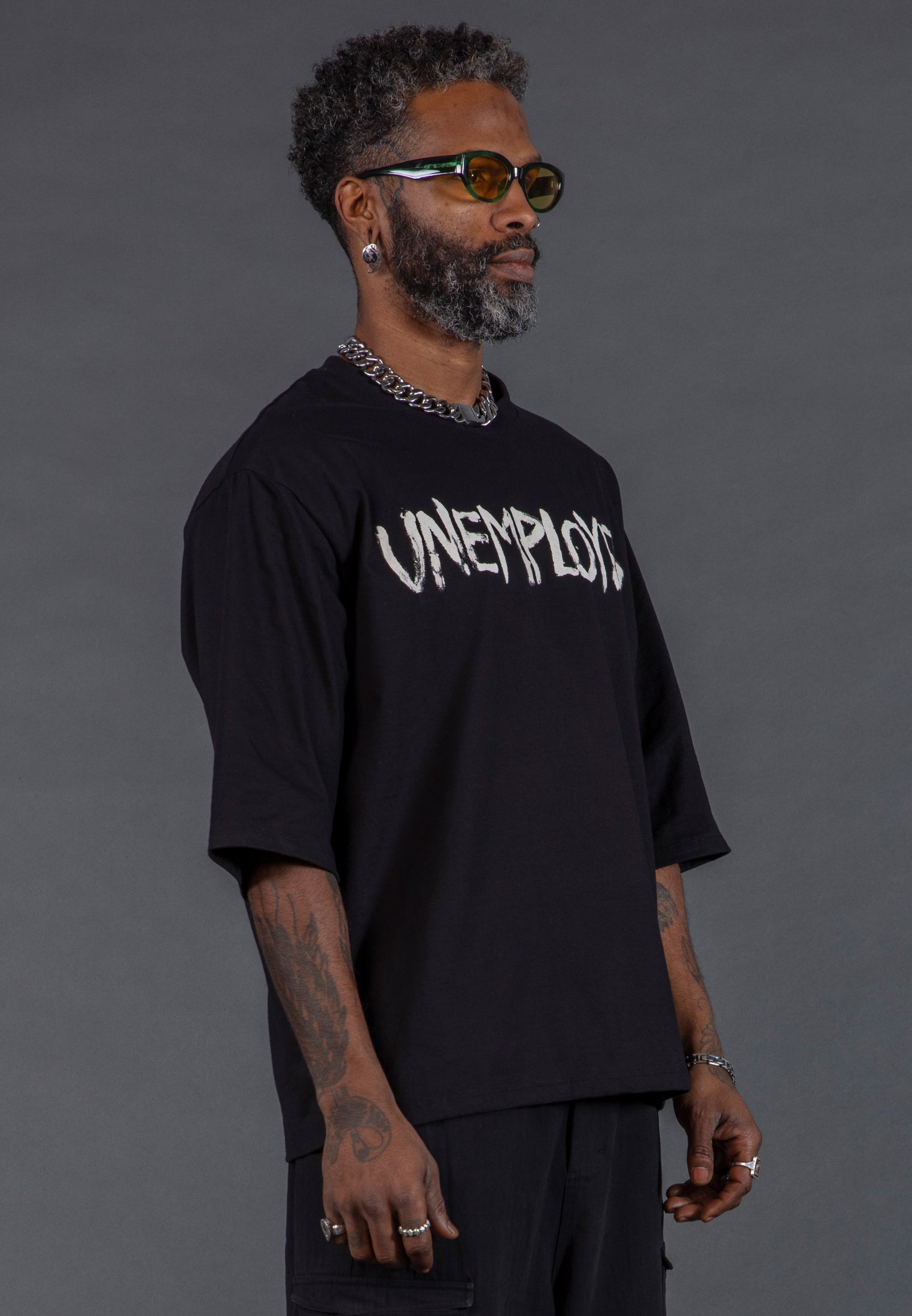 UNEMPLOYED OVERSIZED T-SHIRT BLACK