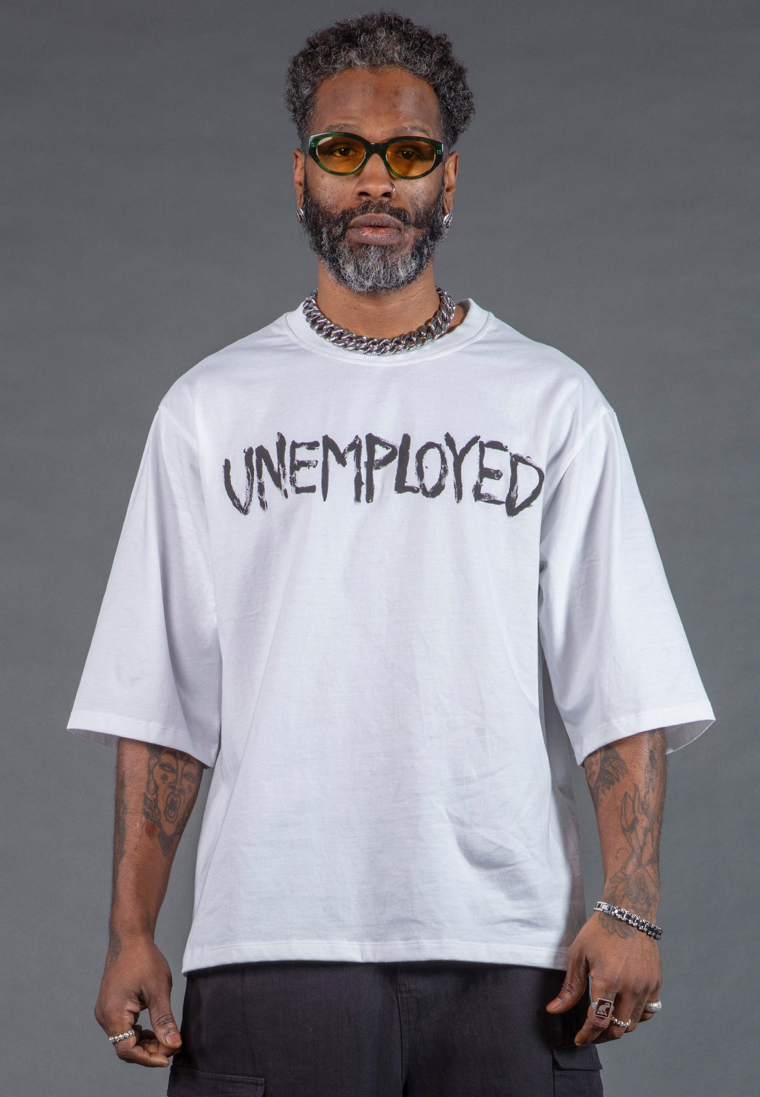 UNEMPLOYED OVERSIZED T-SHIRT WHITE