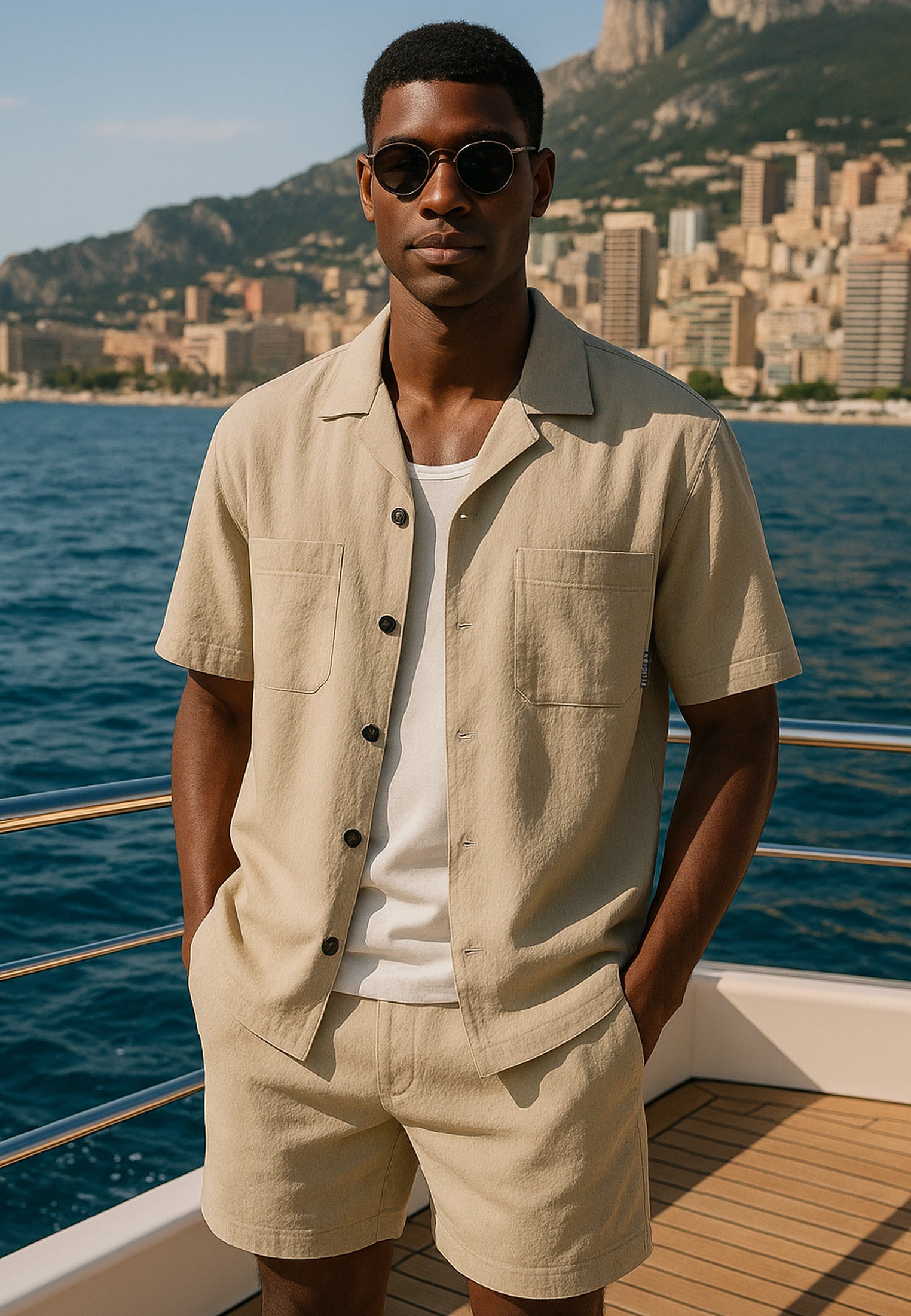 MONACO DOUBLE POCKET HOLIDAY SHIRT SHELL