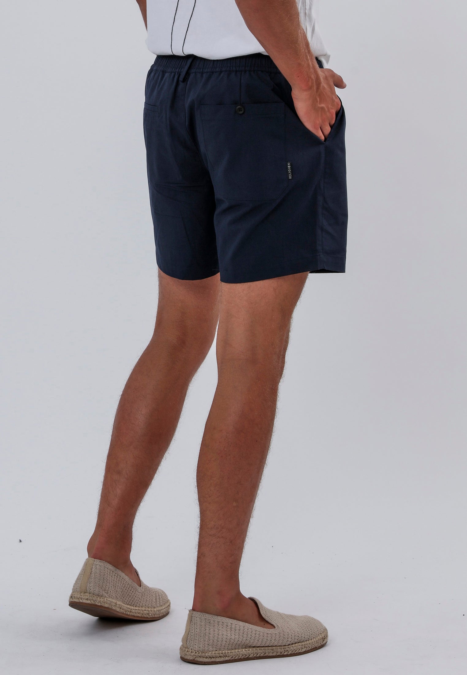 ELASTICATED SHORTS MIDNIGHT