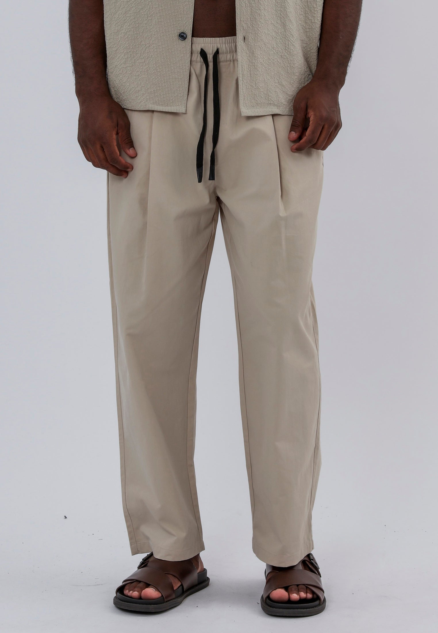 PLEATED JOGGER DUNE