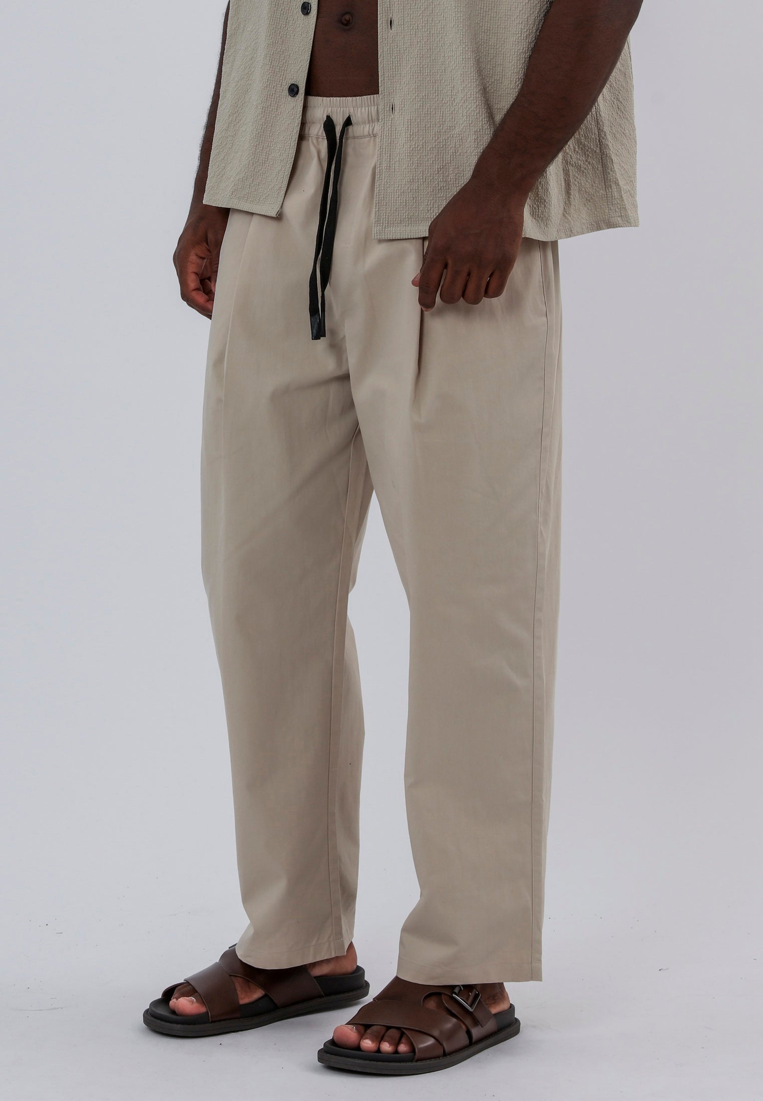 PLEATED JOGGER DUNE