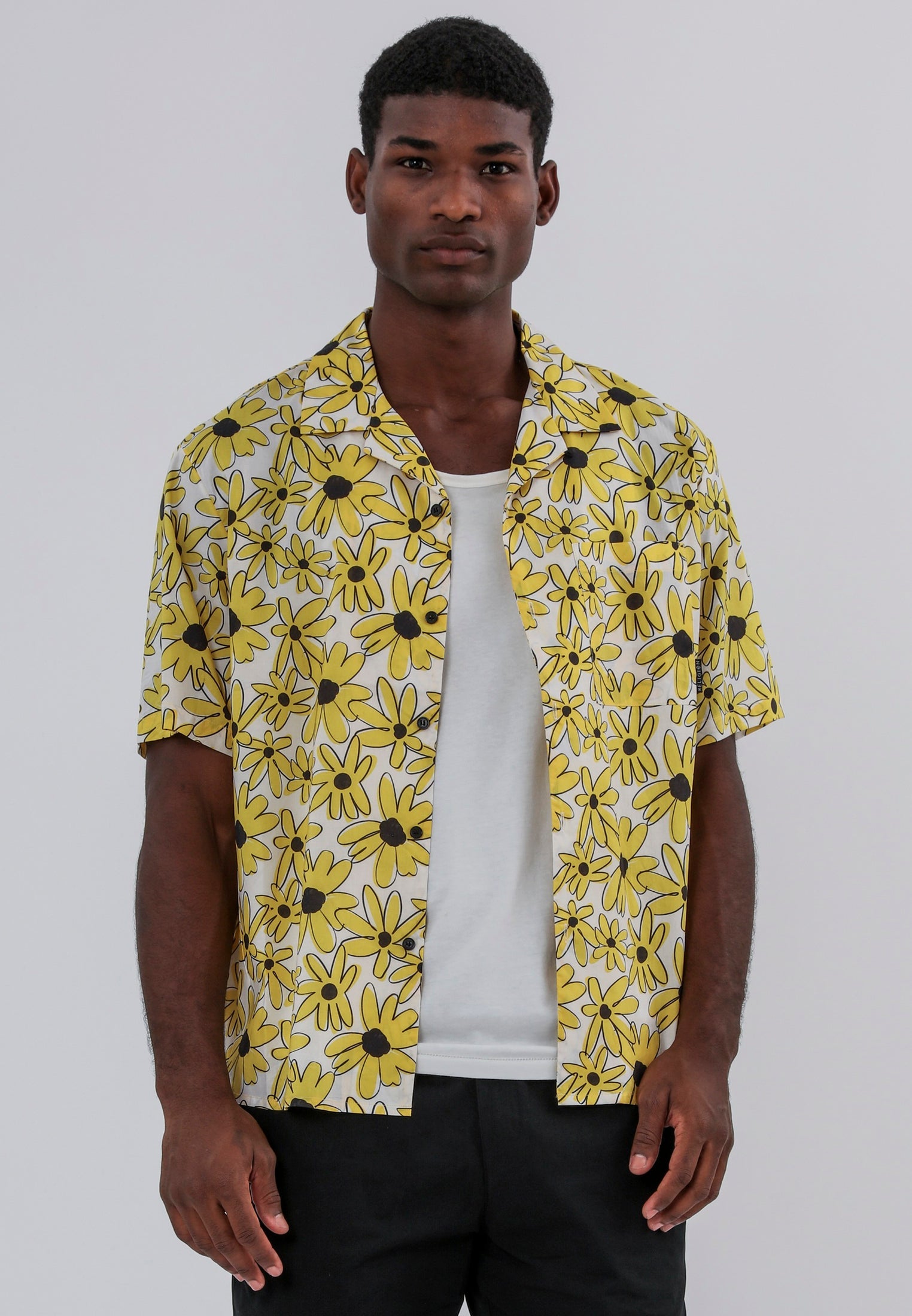 SUNSHINE SHIRT YELLOW & WHITE