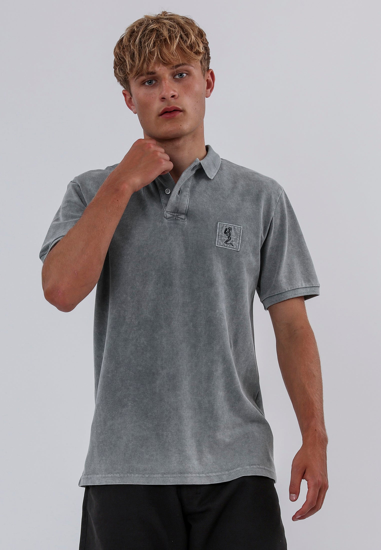 ACID POLO  GREY