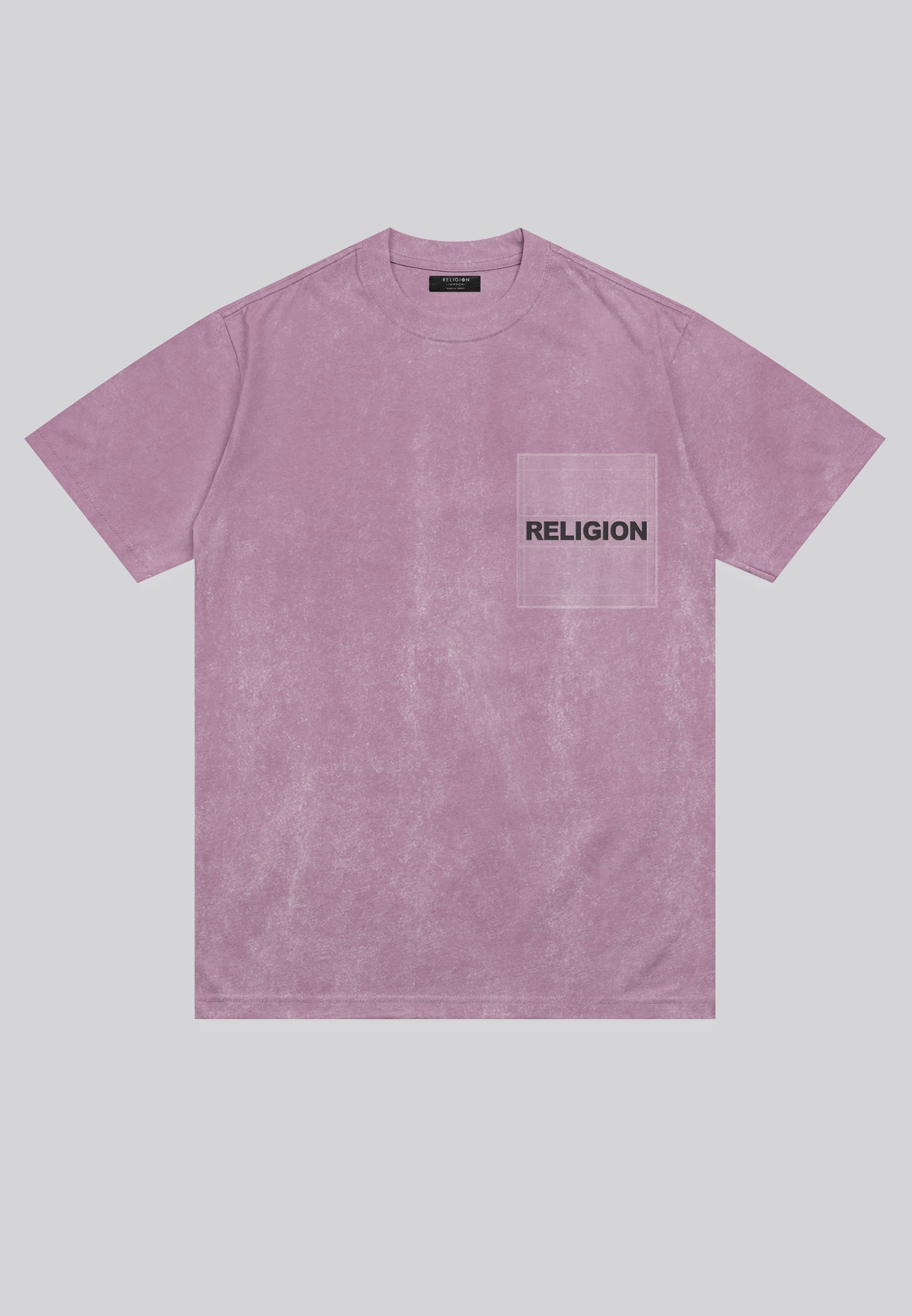 ACID LOGO T-SHIRT WASHED LAVENDER