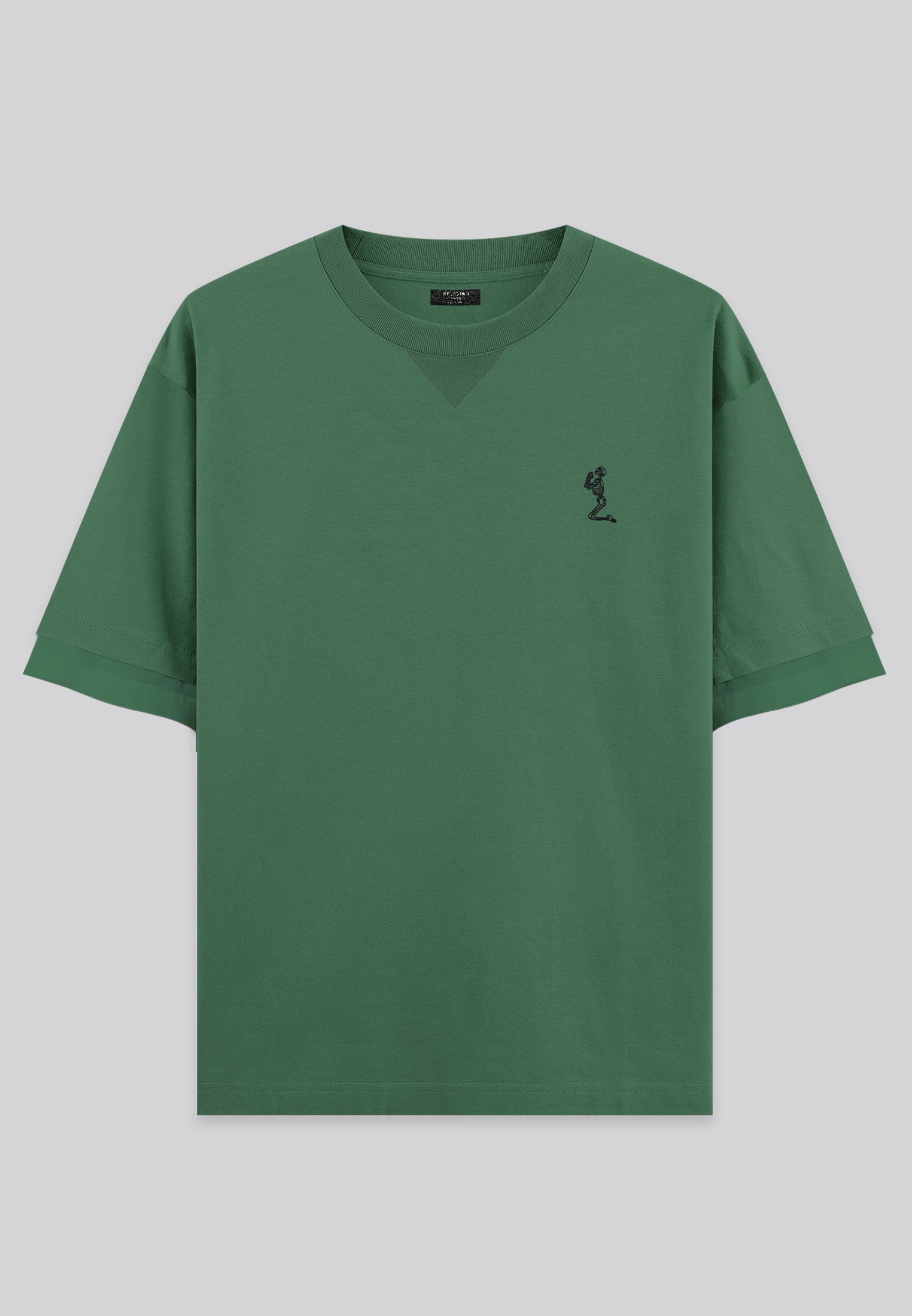 DOUBLE SLEEVE T-SHIRT GREEN