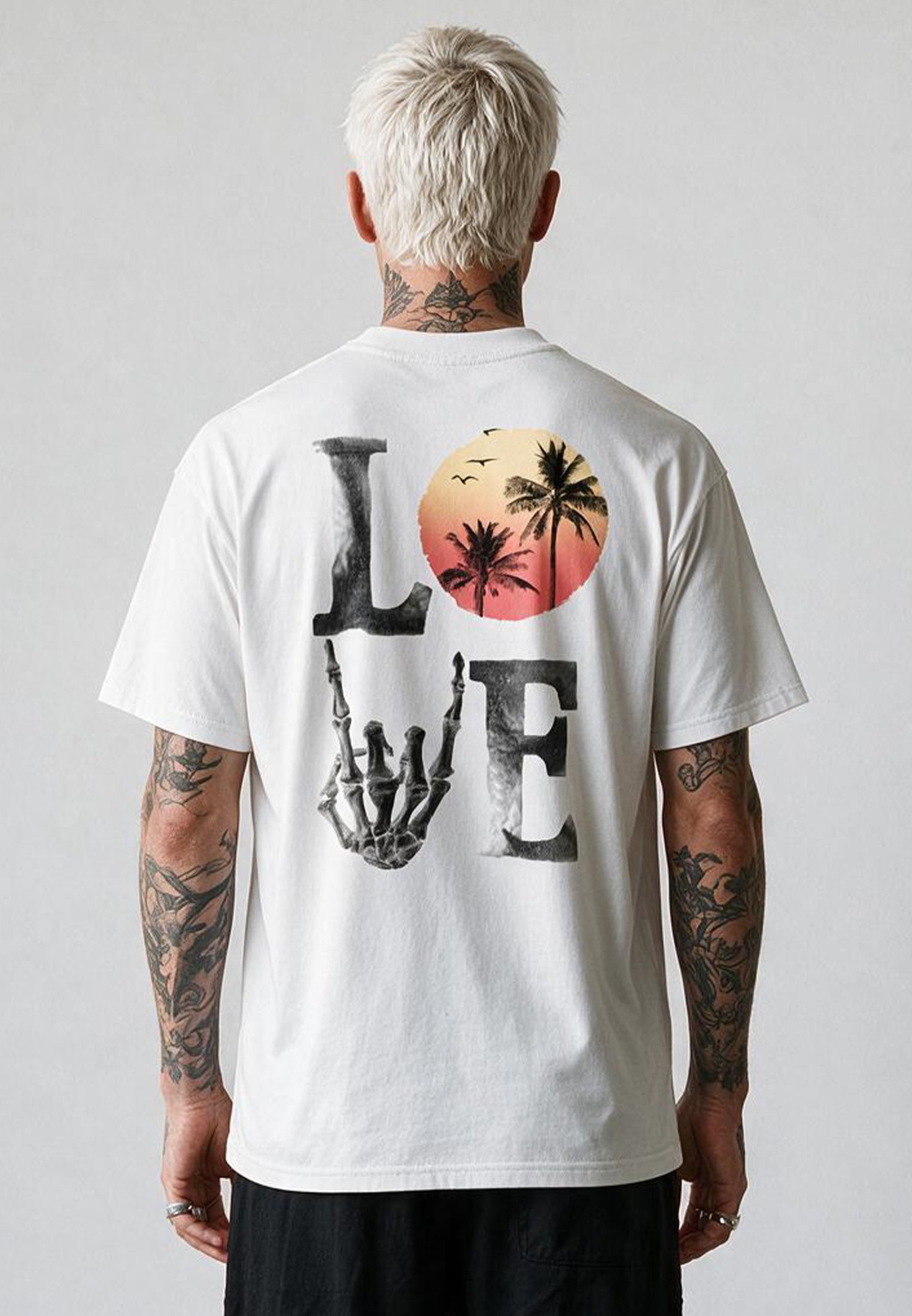 SUMMER LOVE REGULAR FIT T-SHIRT OFF WHITE