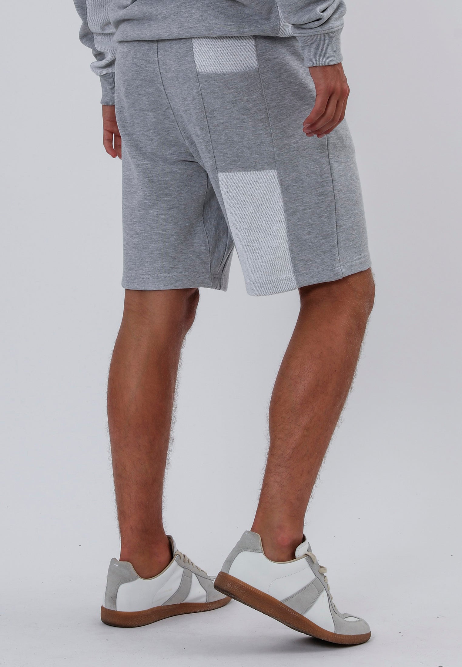 REVERSE SHORTS GREY MARL