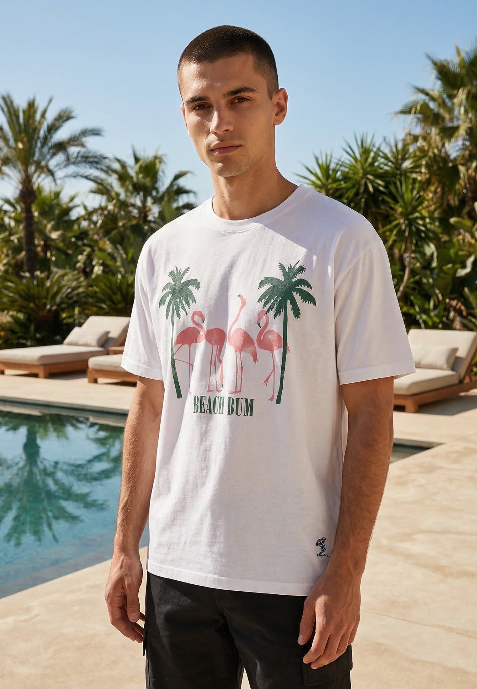 BEACH BUM T-SHIRT WHITE