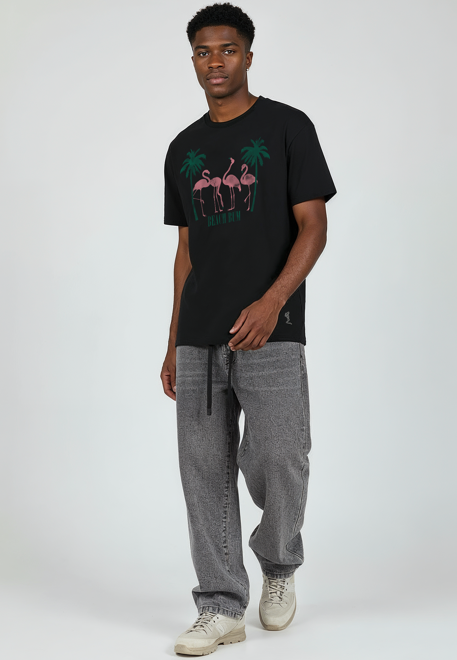 BEACH BUM T-SHIRT BLACK