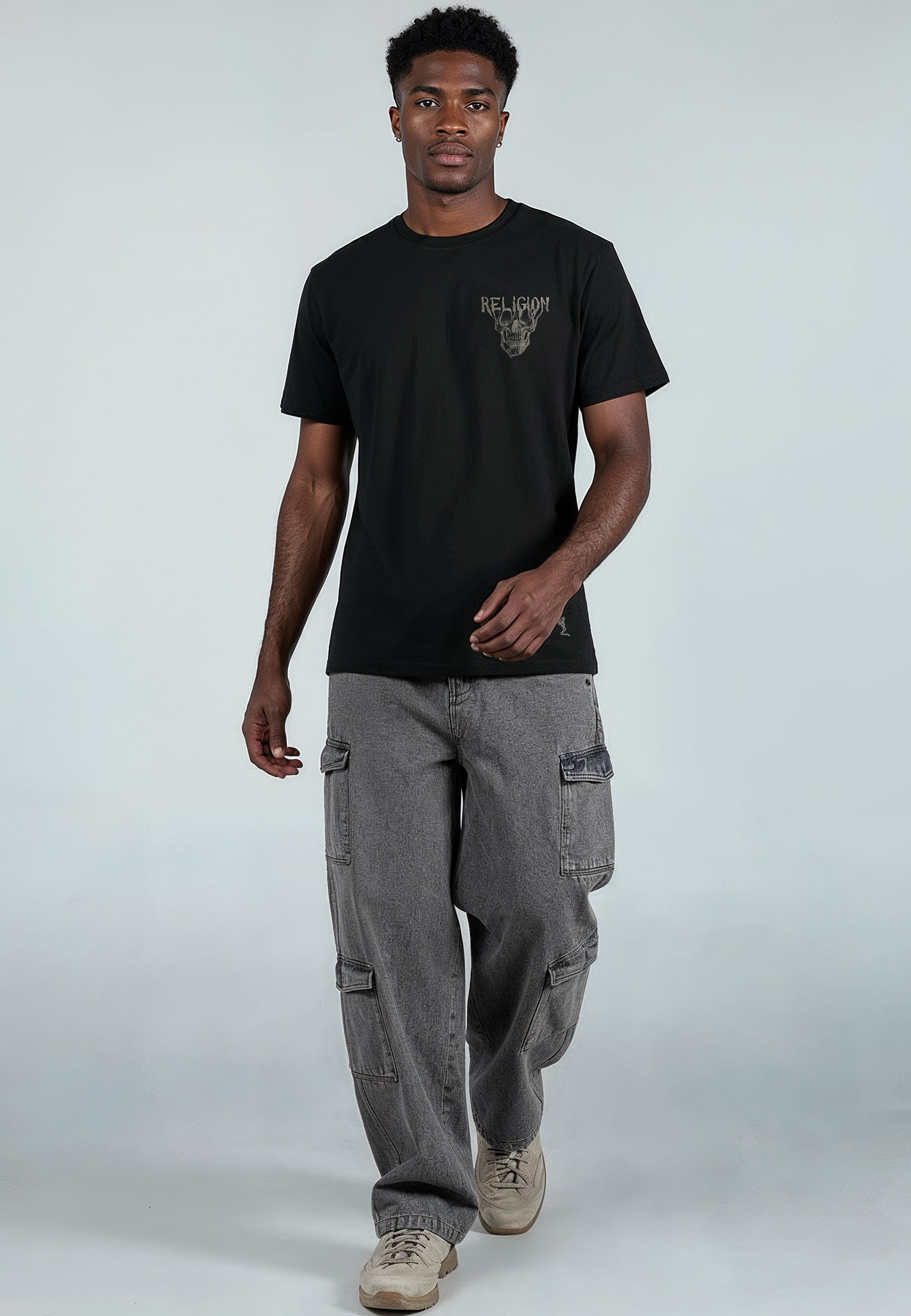 DRIPPING SKULL T-SHIRT BLACK