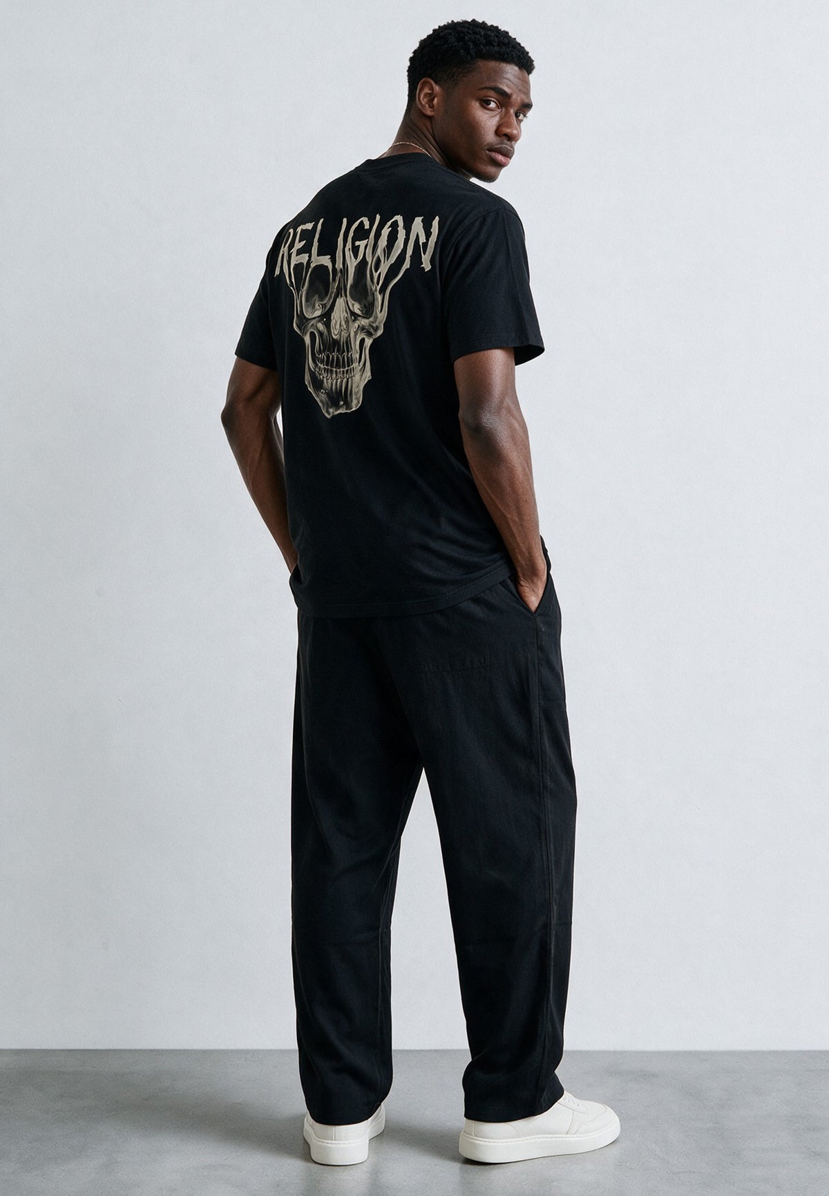 DRIPPING SKULL T-SHIRT BLACK