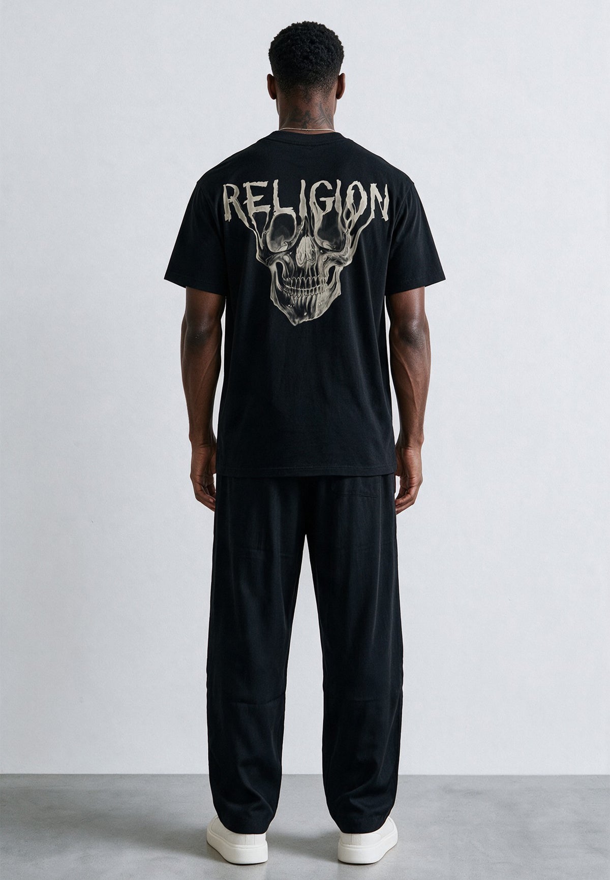 DRIPPING SKULL T-SHIRT BLACK