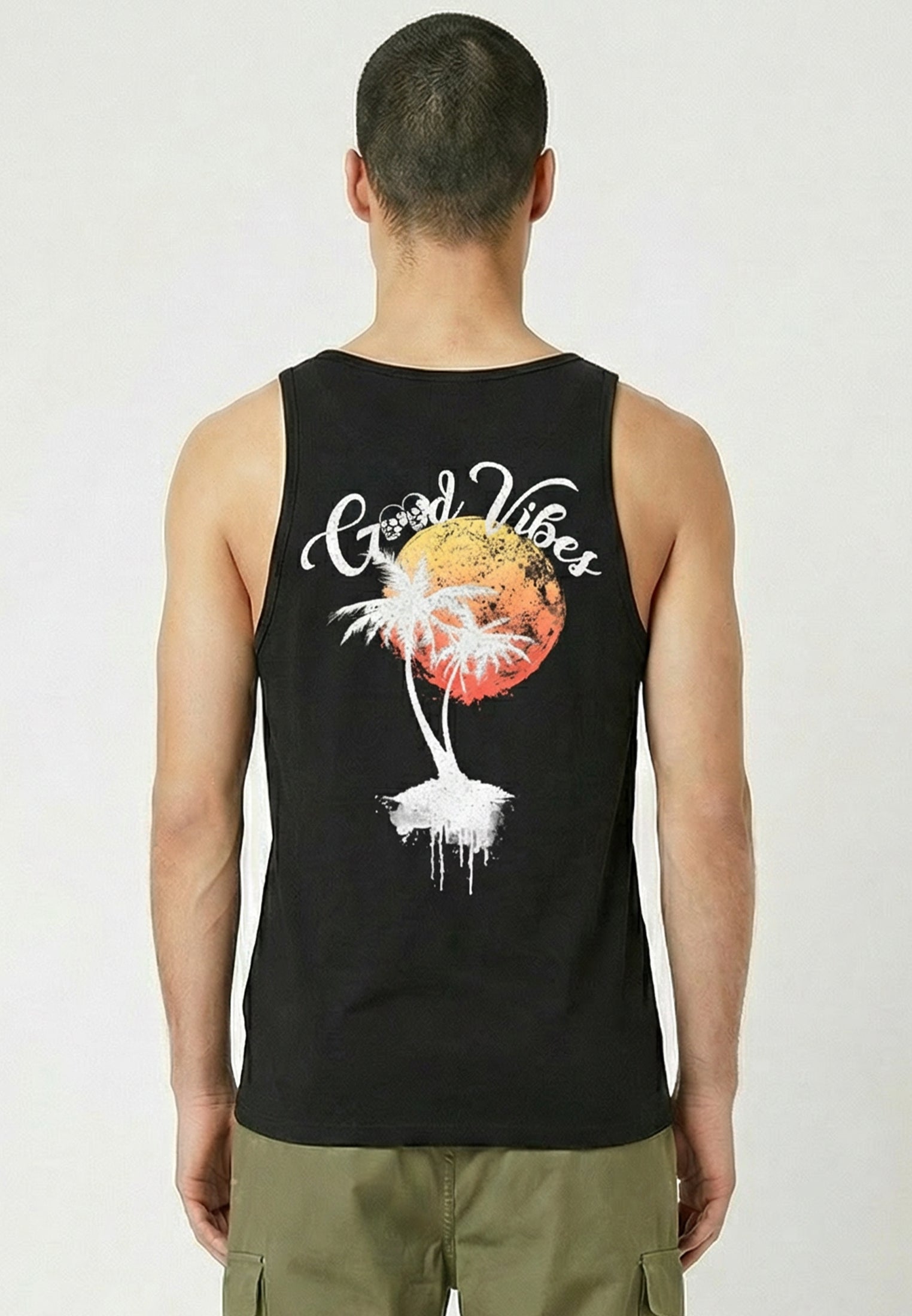 GOOD VIBES VEST BLACK